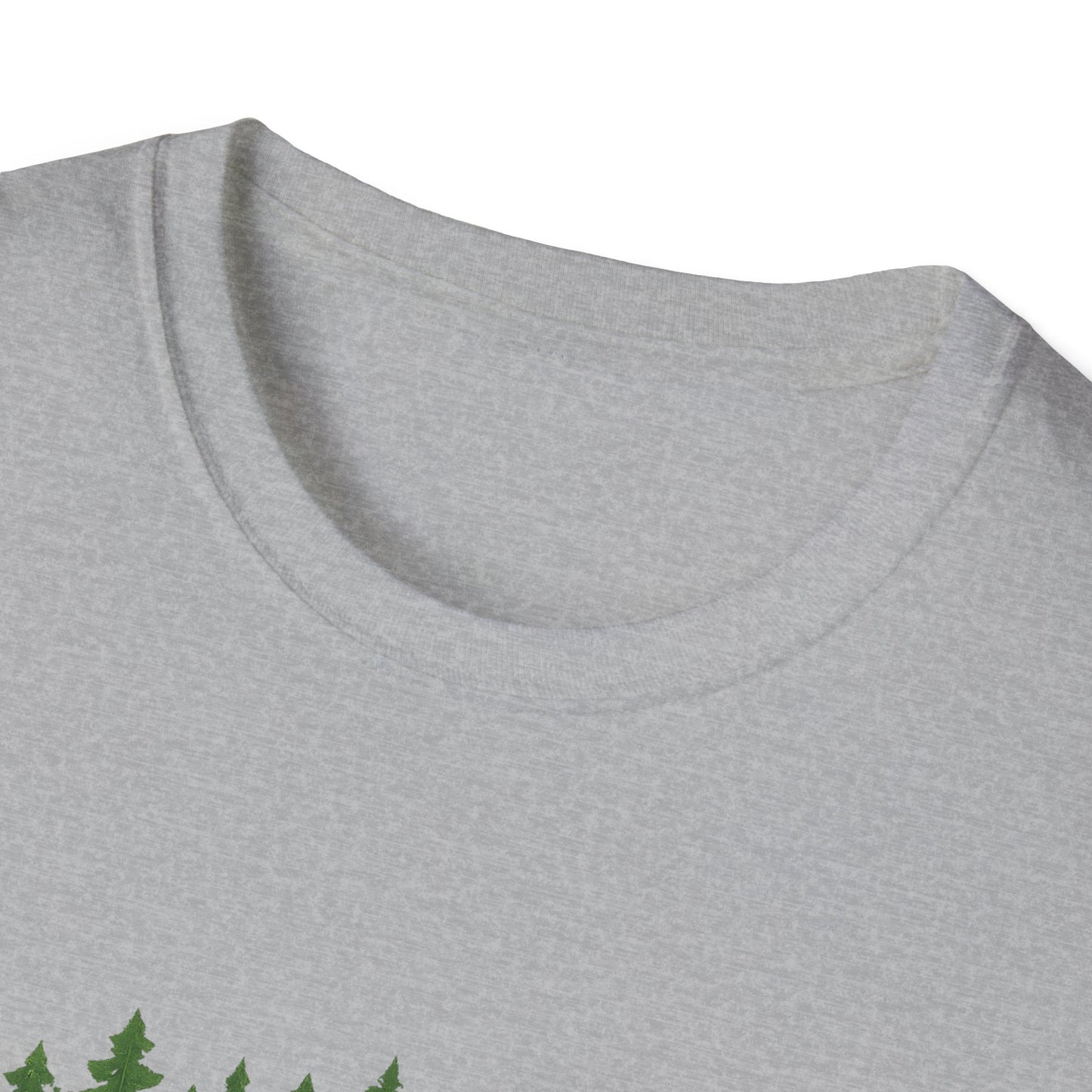 Fractal Forest T-Shirt – Nature Graphic Tee, Outdoor Shirt