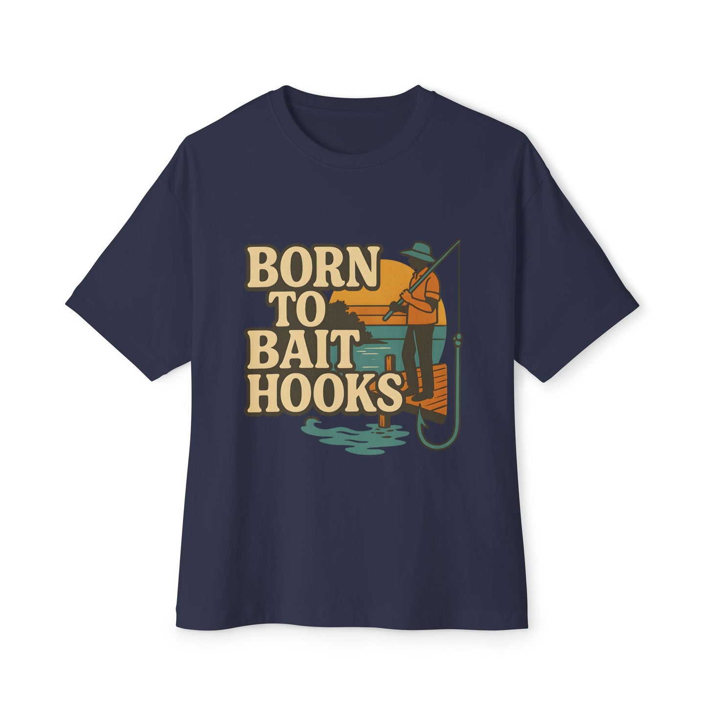 Flounder Pounder Oversized Tee, Casual Summer Tee, Funny Shirt Gift, Seafood Lover Top, Beach Day Attire, Fishing Enthusiast Apparel