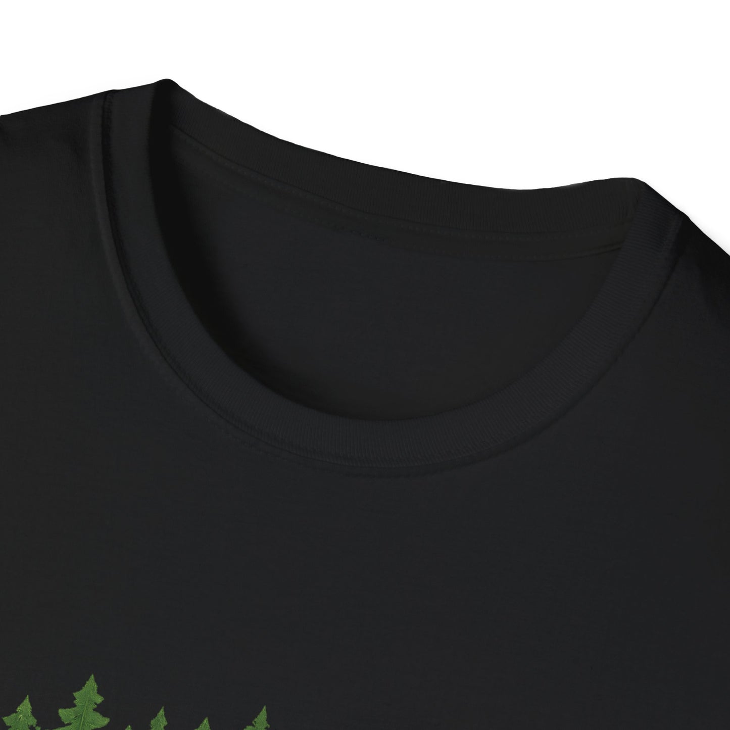 Fractal Forest T-Shirt – Nature Graphic Tee, Outdoor Shirt