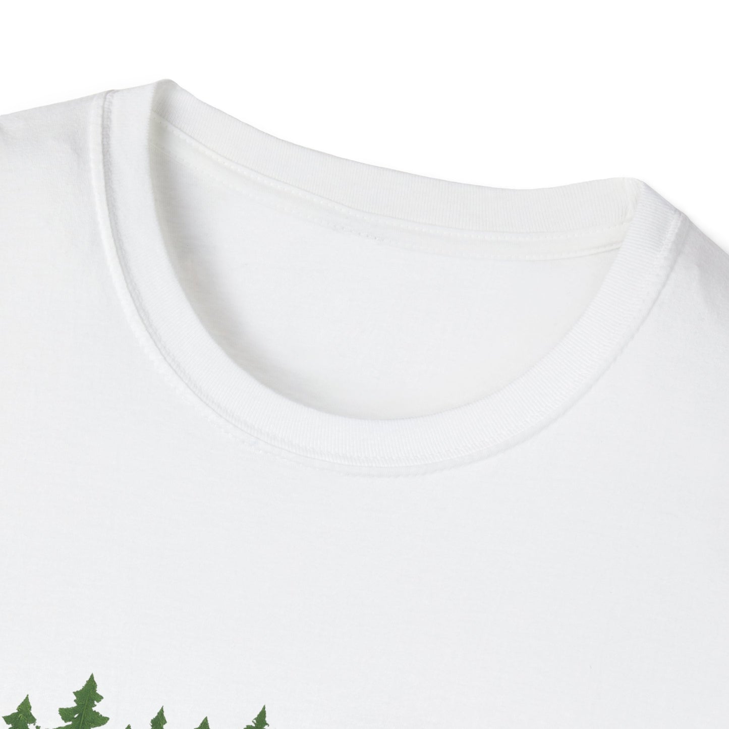 Fractal Forest T-Shirt – Nature Graphic Tee, Outdoor Shirt