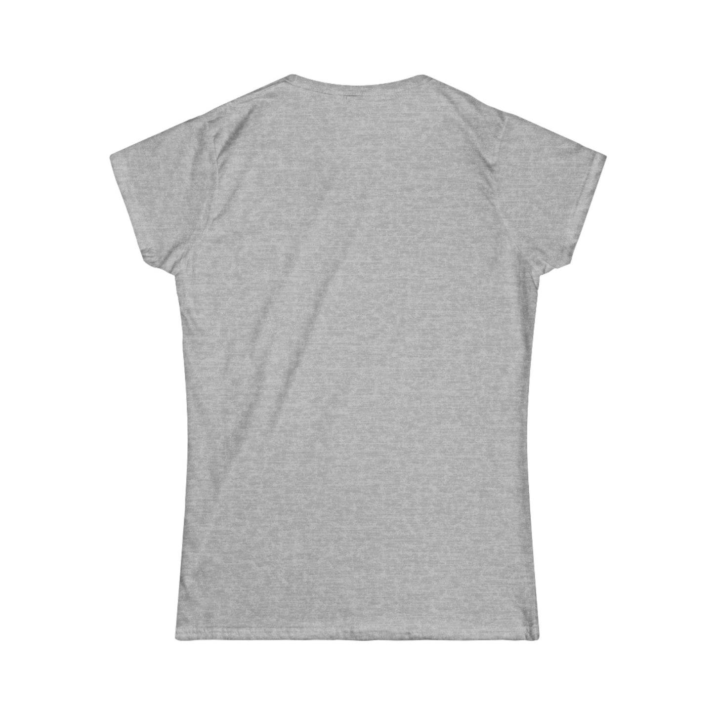 Nature-Inspired Women's Softstyle Tee with Fractal Forest Design, Eco-Friendly Fashion, Perfect for Nature Lovers, Casual Wear, Gift for Her