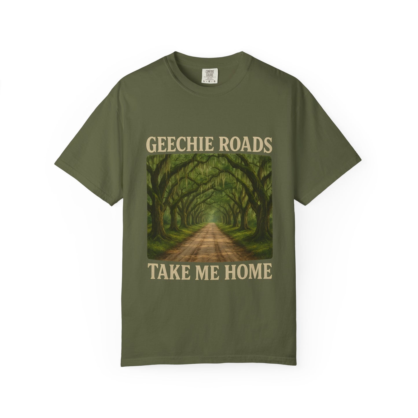 Geechie Roads T-Shirt, Unisex Relaxed Fit Tee, Nature Lover Gift, Summer Outfit, Outdoor Adventure Apparel