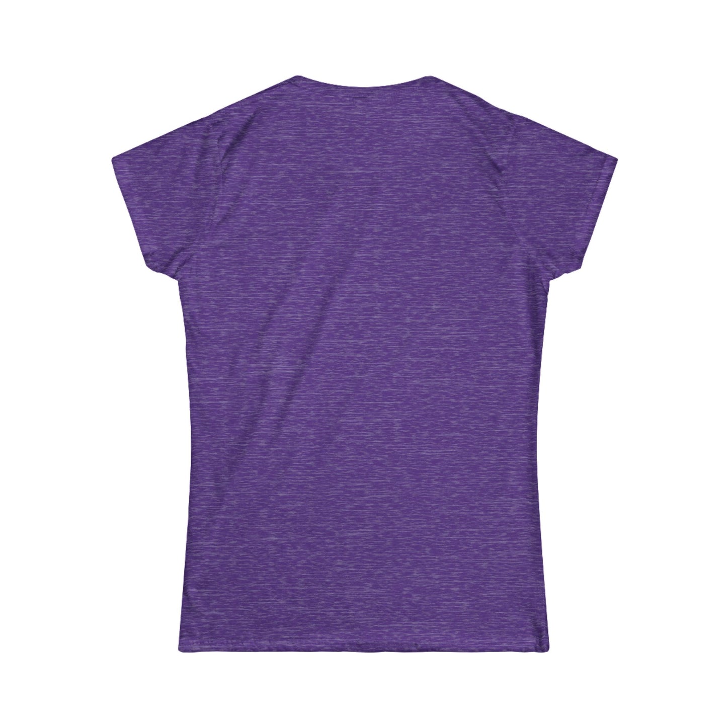 Nature-Inspired Women's Softstyle Tee with Custom and Unique Fractal Forest Design, Eco-Friendly Fashion, Perfect for Nature Lovers, Casual Wear, Gift for Her