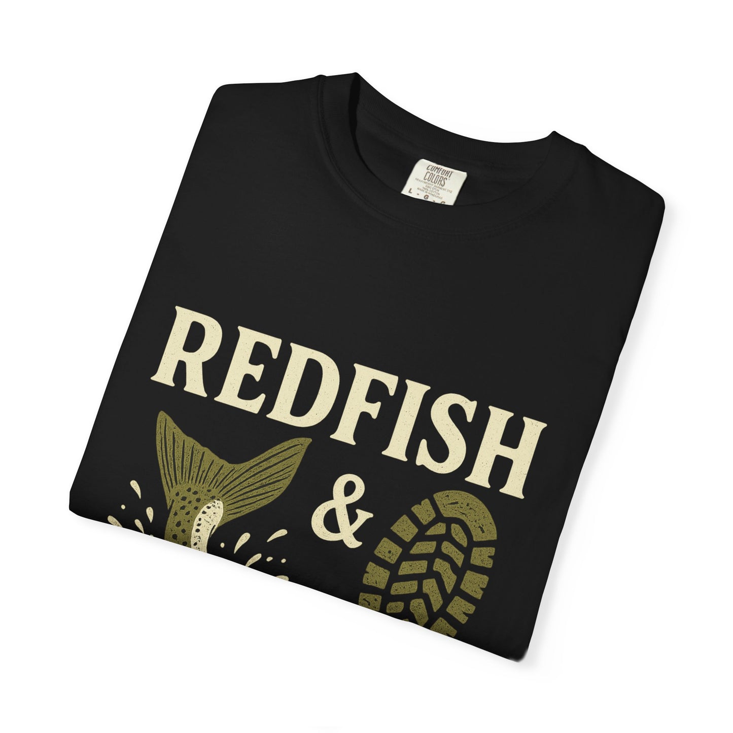 Southern Style Red Fish Garment-Dyed T-shirt