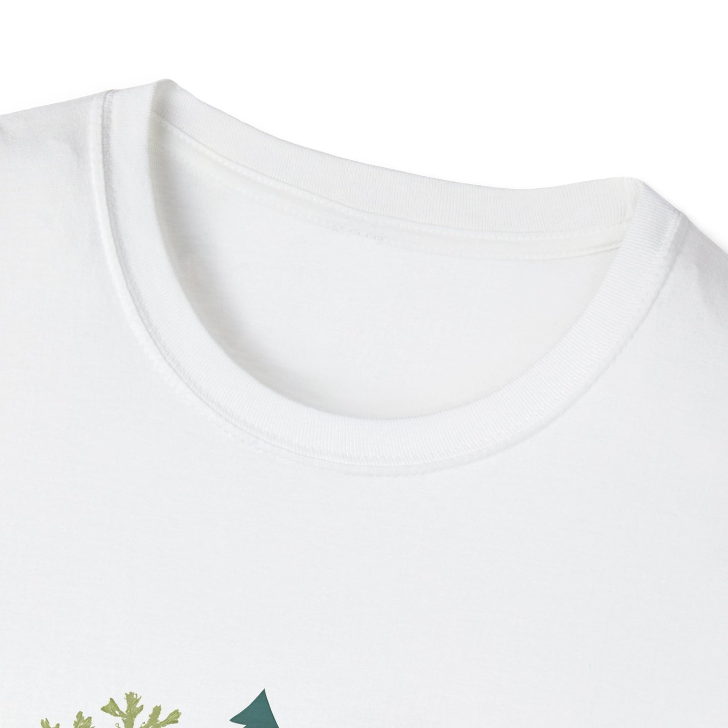 Fractal Forest T-Shirt – Nature Graphic Tee, Outdoor Shirt