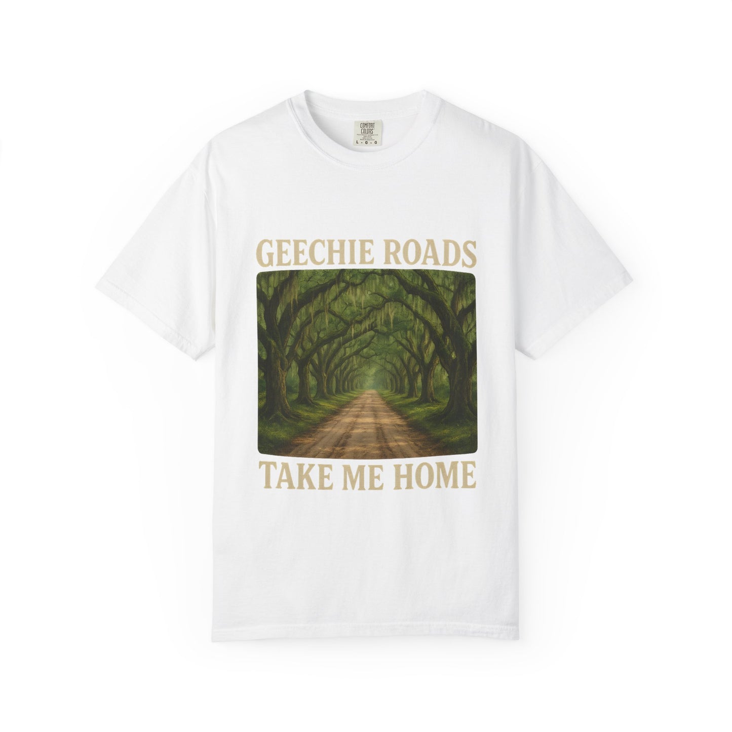 Geechie Roads T-Shirt, Unisex Relaxed Fit Tee, Nature Lover Gift, Summer Outfit, Outdoor Adventure Apparel