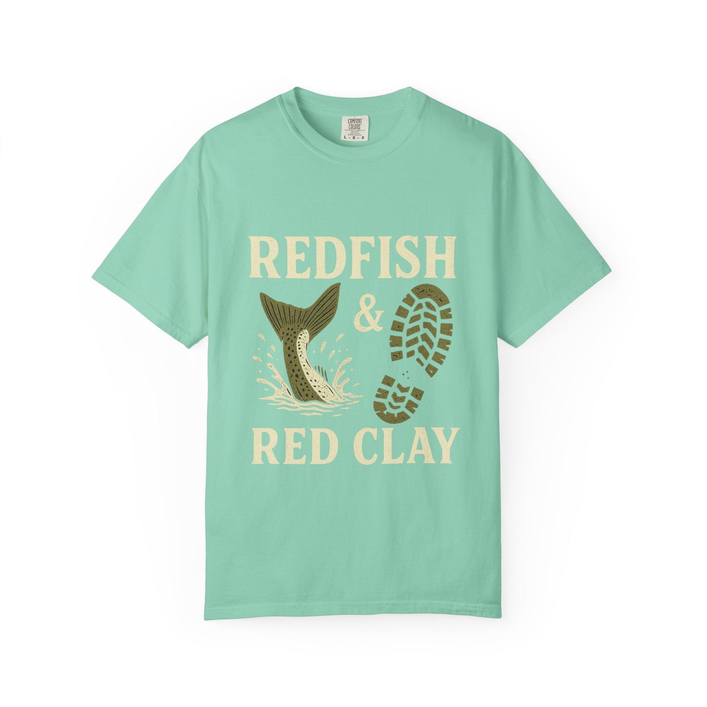 Southern Style Red Fish Garment-Dyed T-shirt