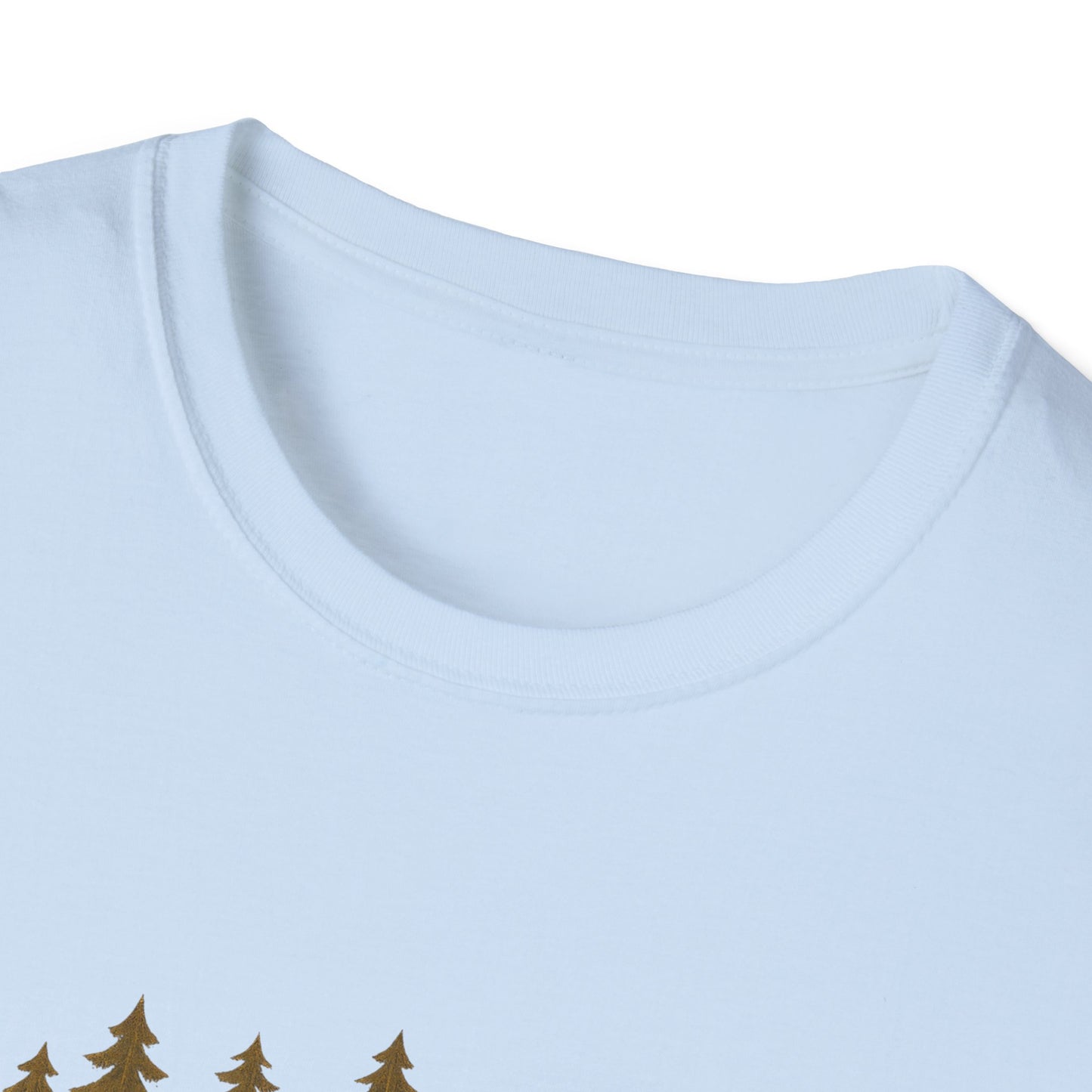 Fractal Forest T-Shirt – Nature Graphic Tee, Outdoor Shirt