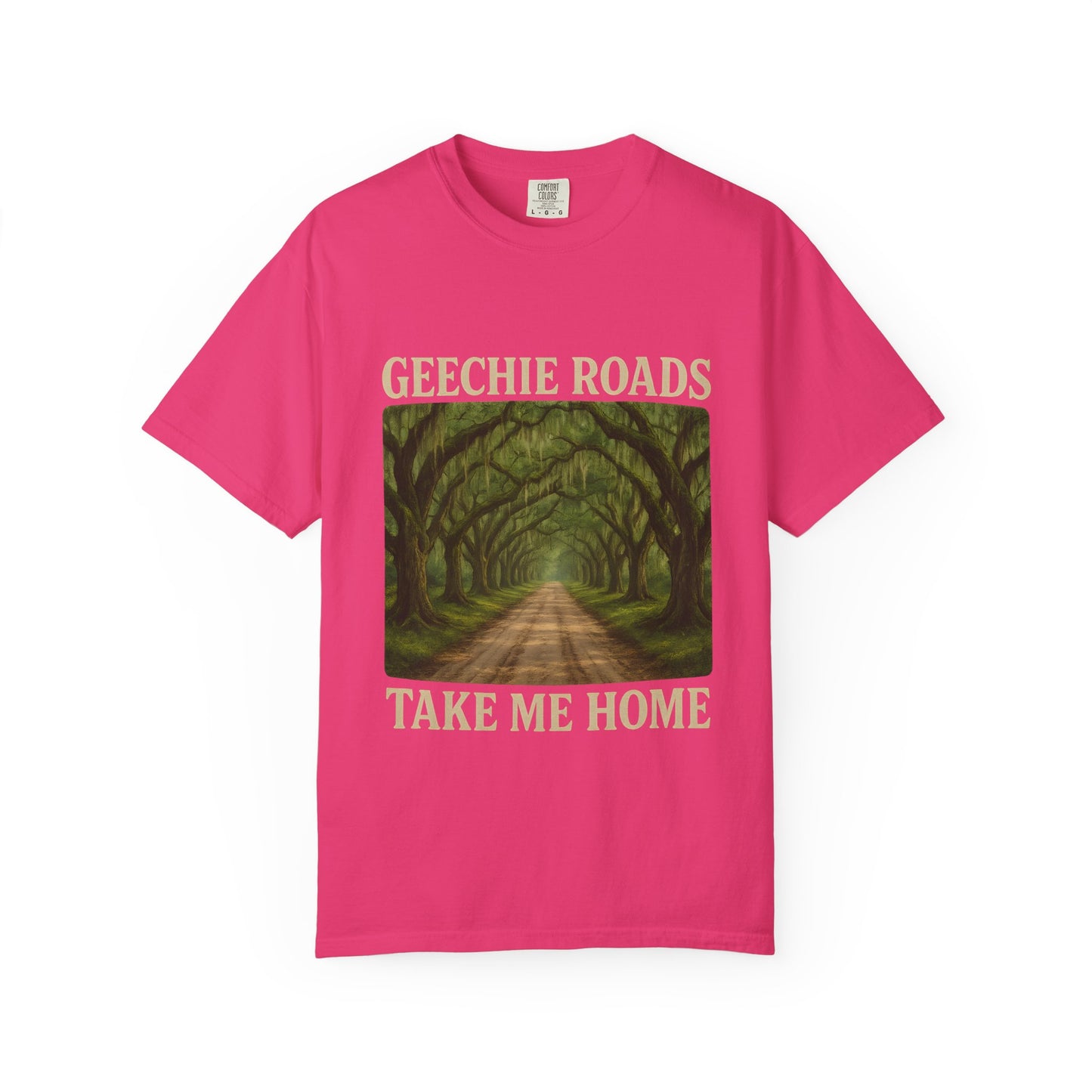 Geechie Roads T-Shirt, Unisex Relaxed Fit Tee, Nature Lover Gift, Summer Outfit, Outdoor Adventure Apparel