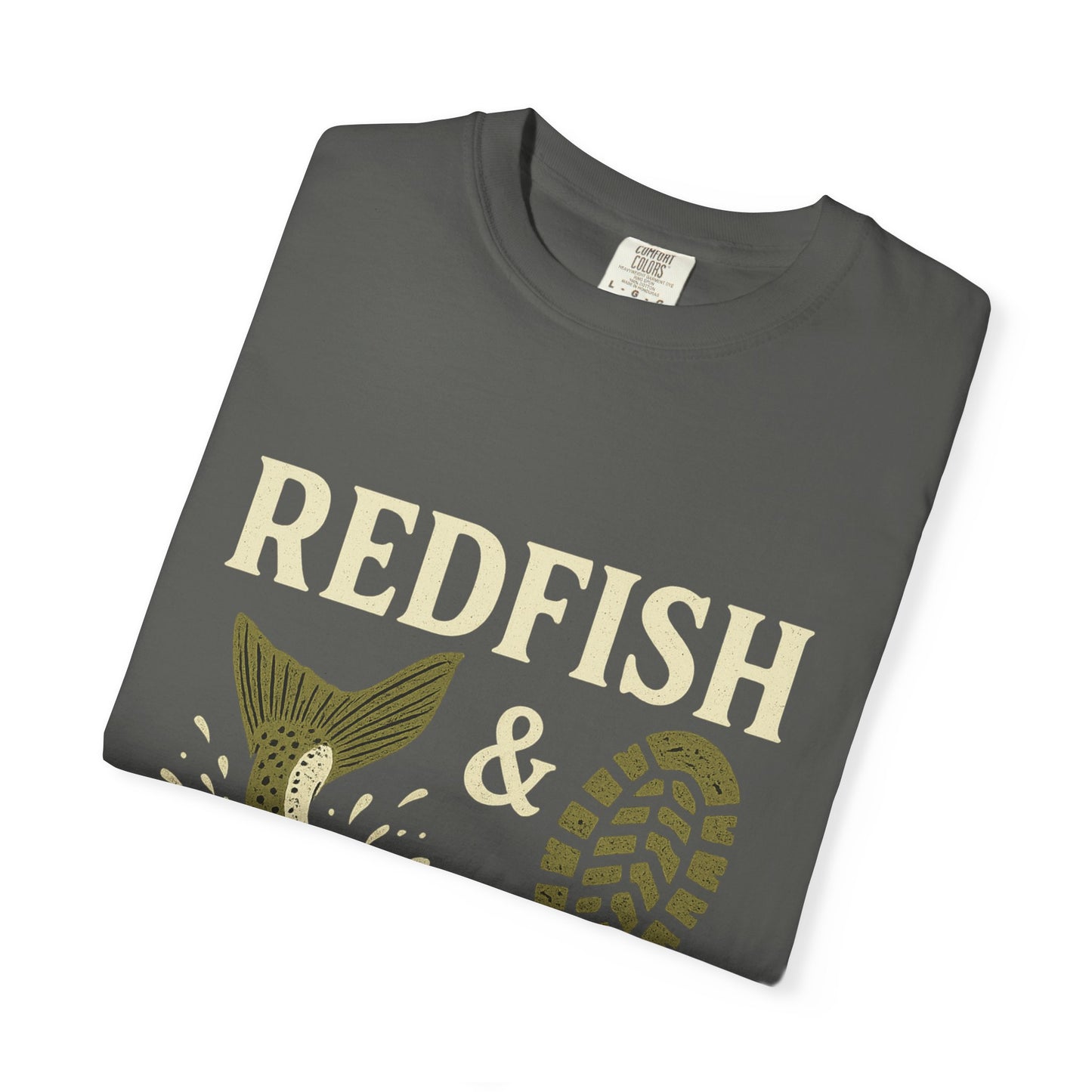 Southern Style Red Fish Garment-Dyed T-shirt