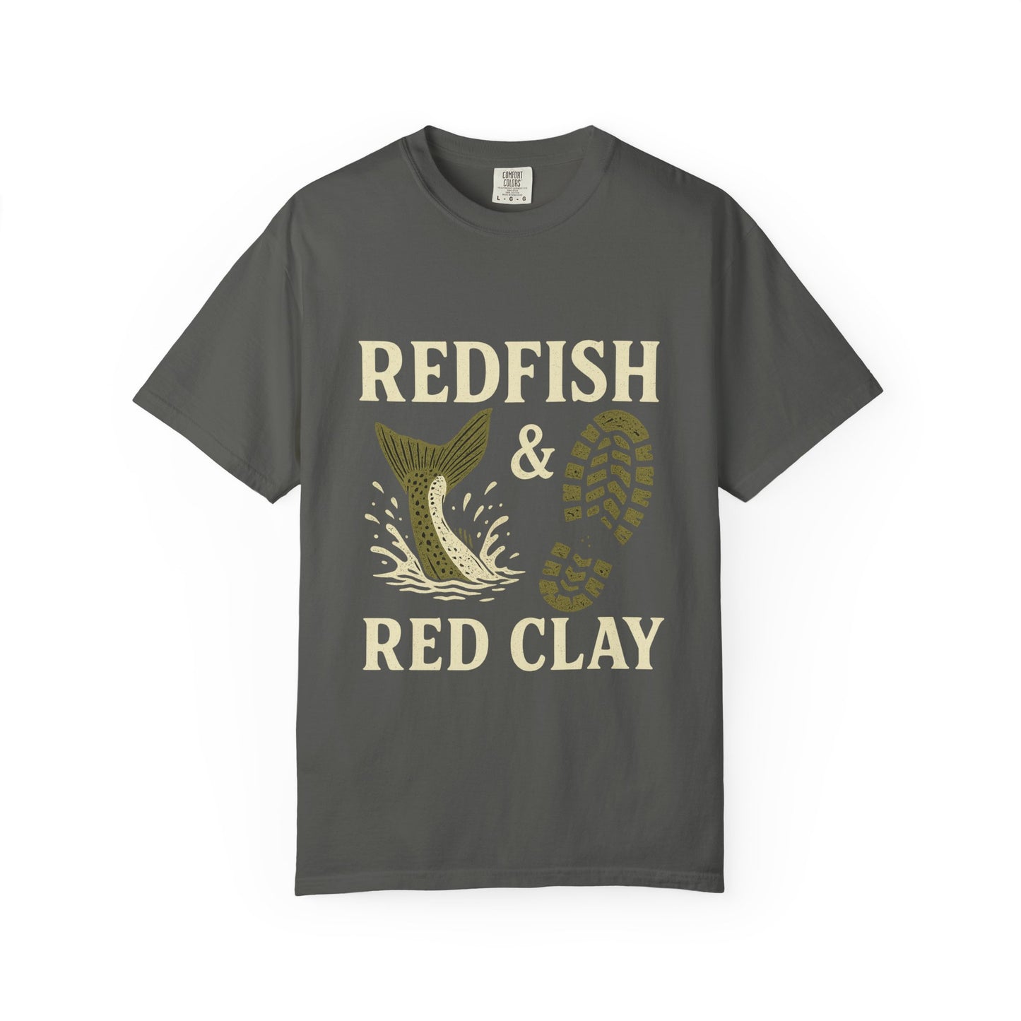 Southern Style Red Fish Garment-Dyed T-shirt