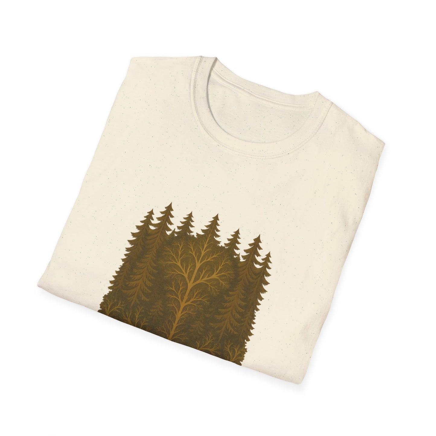 Fractal Forest T-Shirt – Nature Graphic Tee, Outdoor Shirt