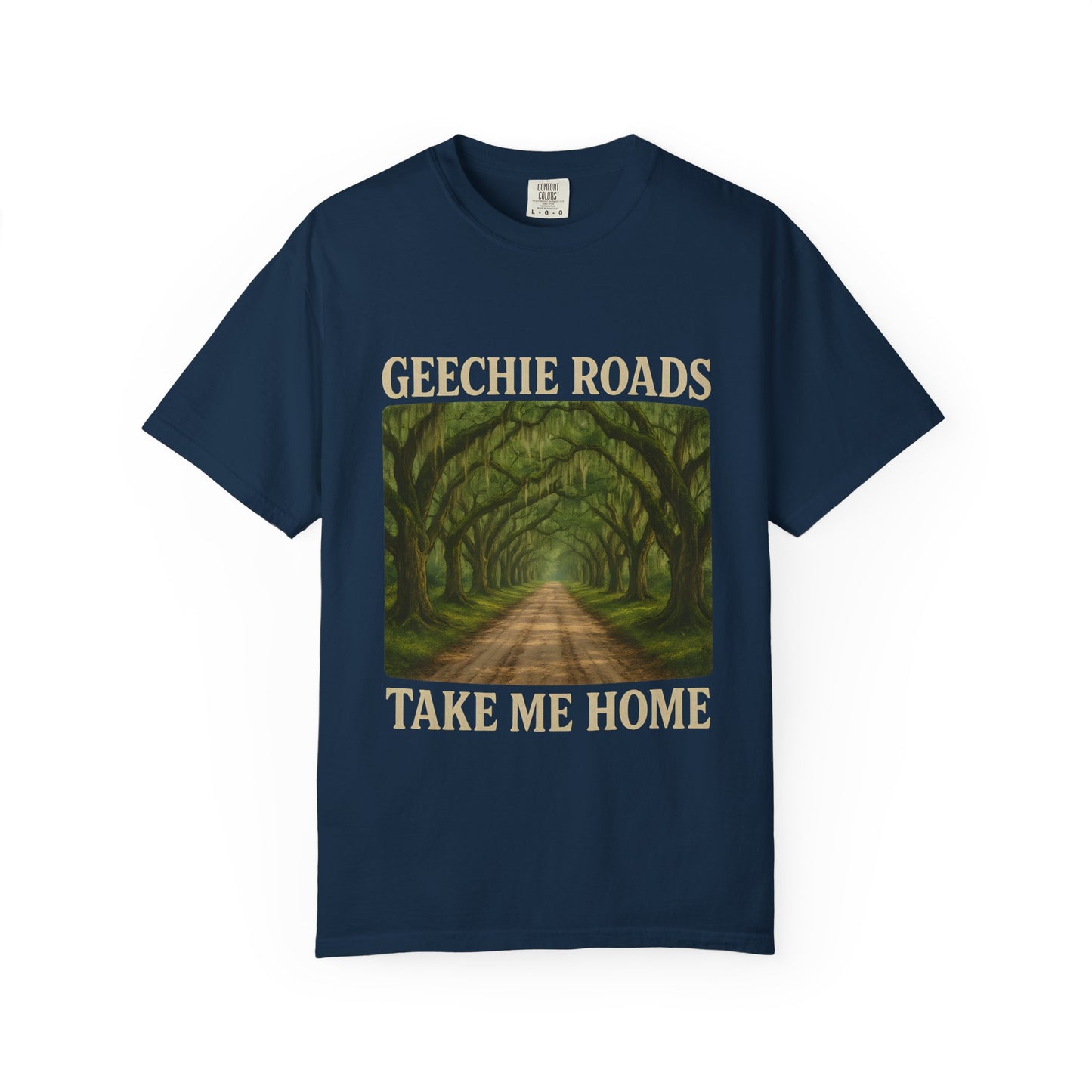Geechie Roads T-Shirt, Unisex Relaxed Fit Tee, Nature Lover Gift, Summer Outfit, Outdoor Adventure Apparel