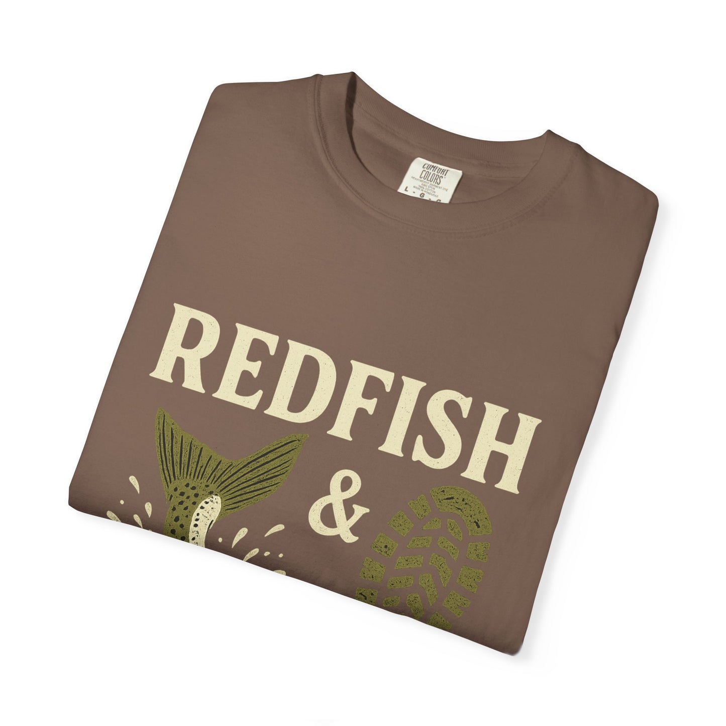 Southern Style Red Fish Garment-Dyed T-shirt