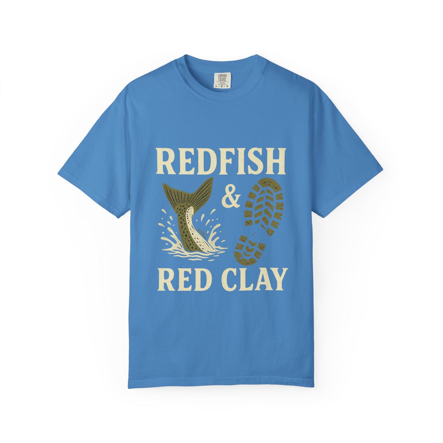 Southern Style Red Fish Garment-Dyed T-shirt