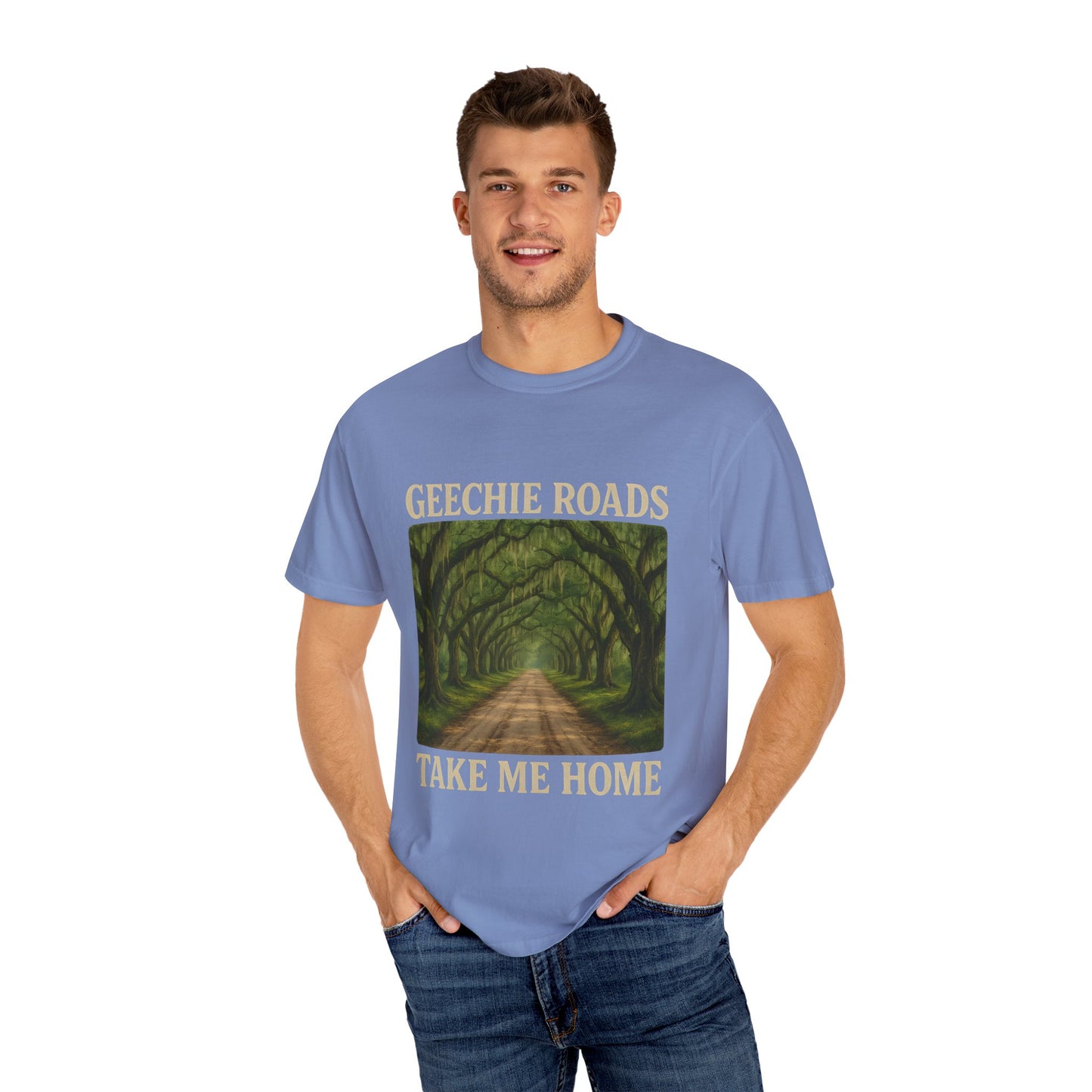 Geechie Roads T-Shirt, Unisex Relaxed Fit Tee, Nature Lover Gift, Summer Outfit, Outdoor Adventure Apparel