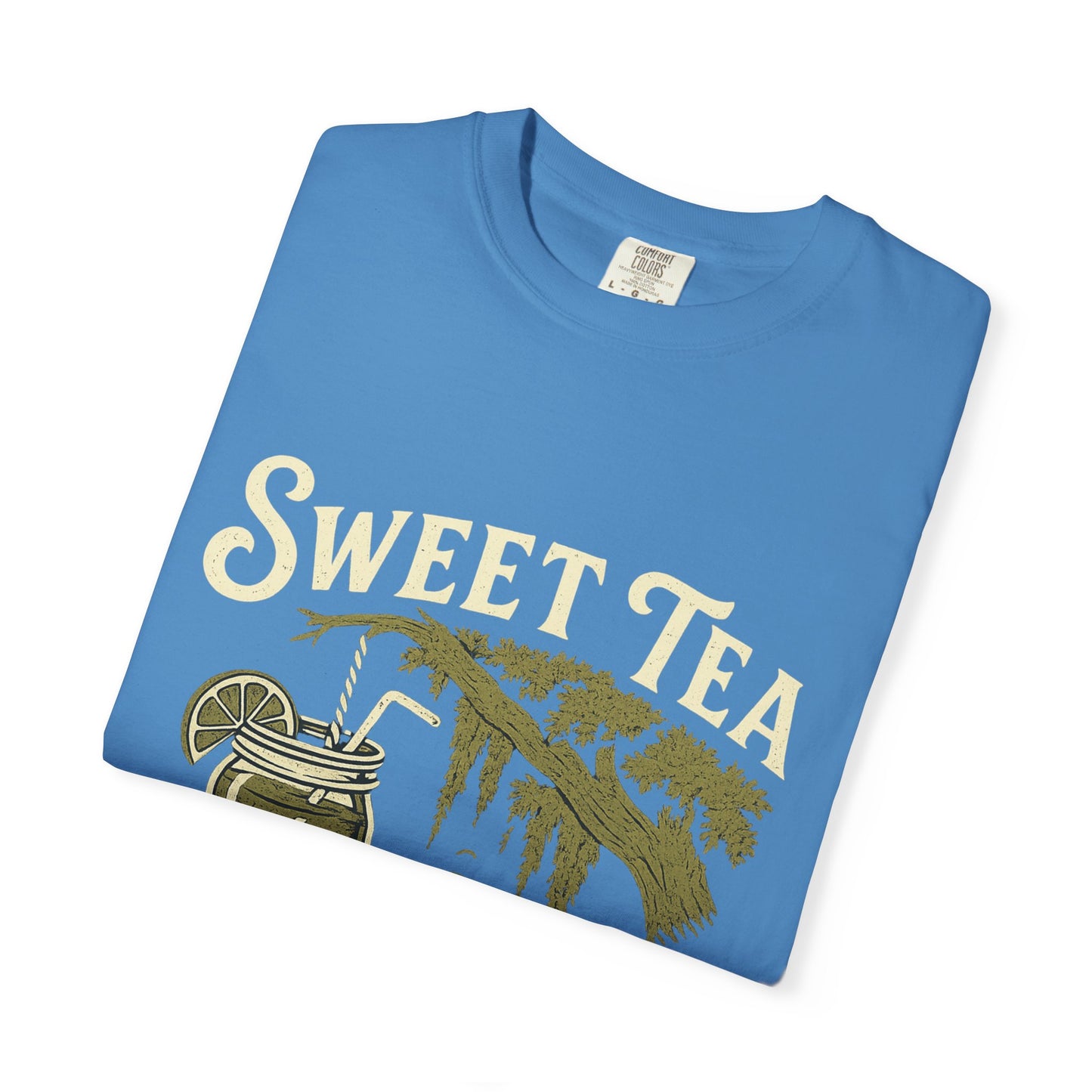 Sweet Tea & Spanish Moss T-Shirt, Vintage Style Tee, Southern Comfort Apparel, Gift for Tea Lovers, Relaxed Fit T-Shirt
