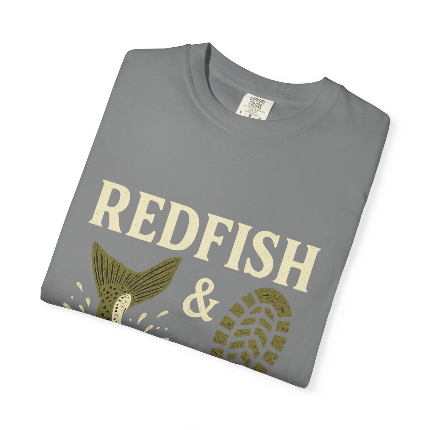 Southern Style Red Fish Garment-Dyed T-shirt