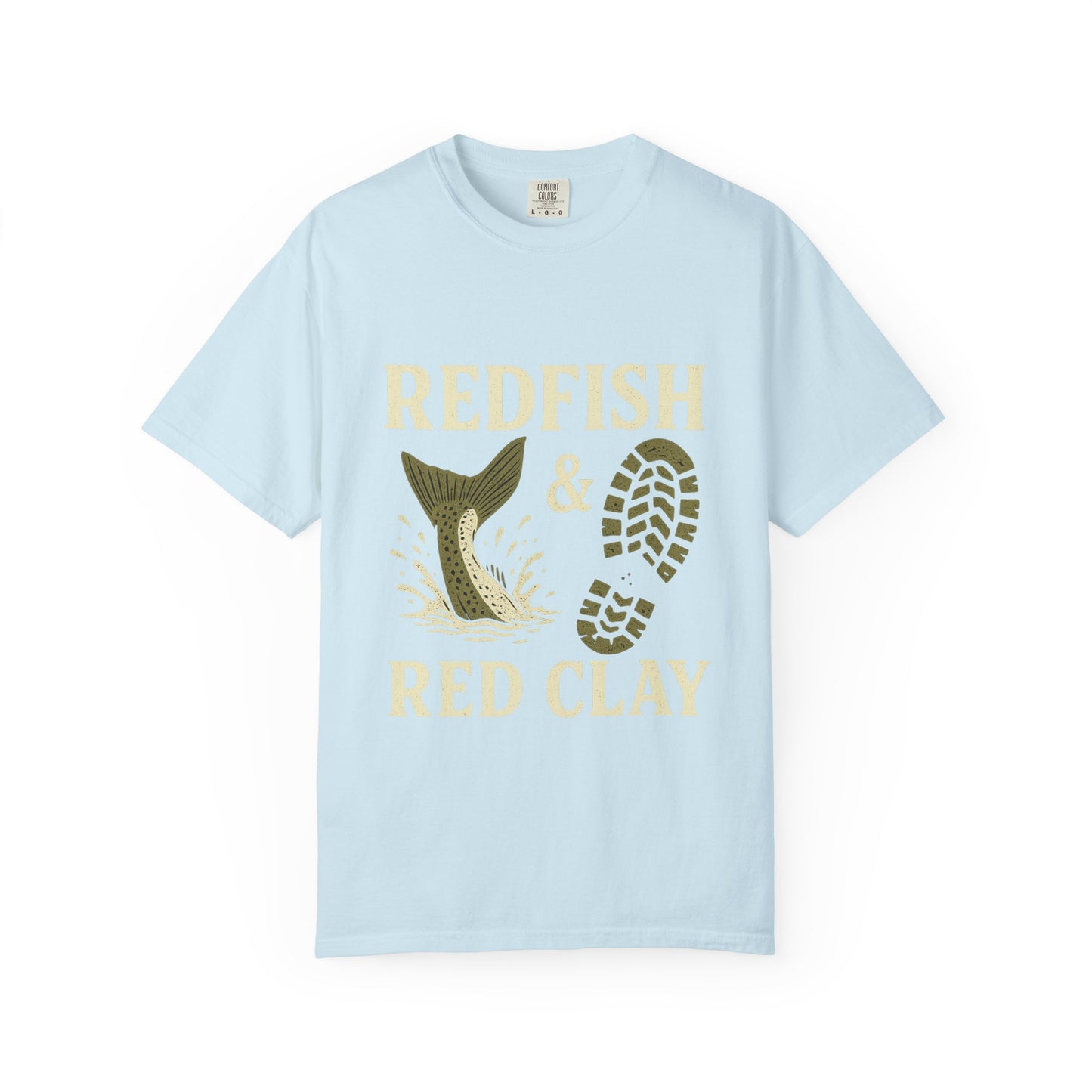 Southern Style Red Fish Garment-Dyed T-shirt