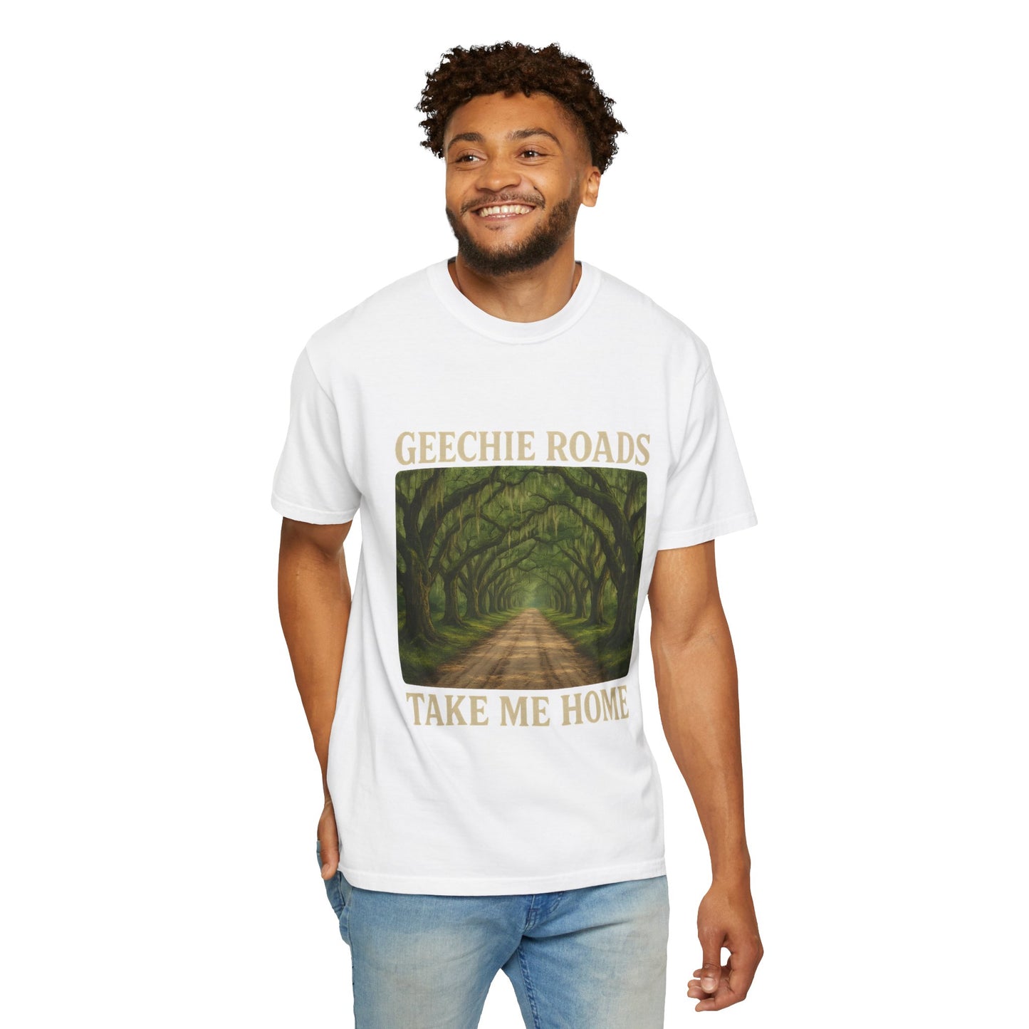 Geechie Roads T-Shirt, Unisex Relaxed Fit Tee, Nature Lover Gift, Summer Outfit, Outdoor Adventure Apparel