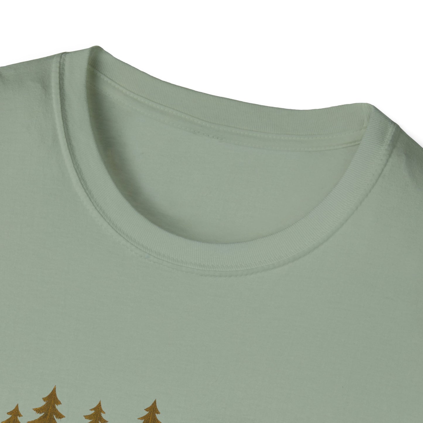 Fractal Forest T-Shirt – Nature Graphic Tee, Outdoor Shirt