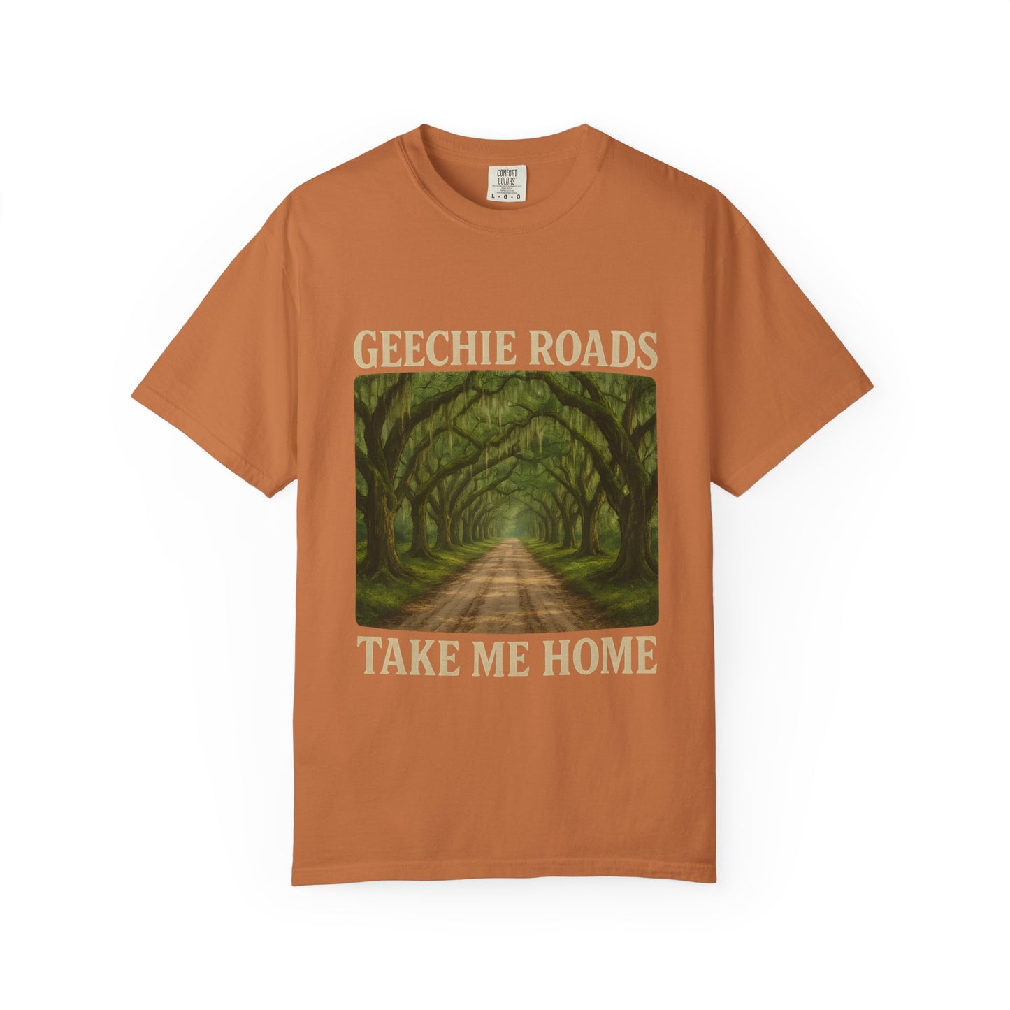Geechie Roads T-Shirt, Unisex Relaxed Fit Tee, Nature Lover Gift, Summer Outfit, Outdoor Adventure Apparel
