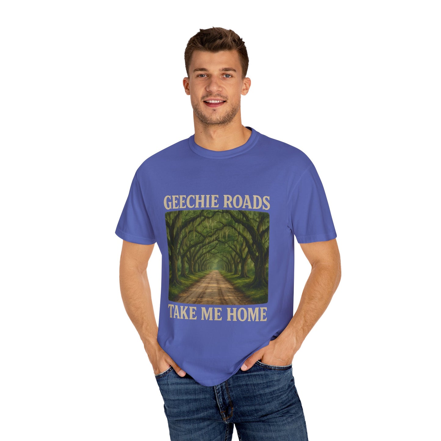 Geechie Roads T-Shirt, Unisex Relaxed Fit Tee, Nature Lover Gift, Summer Outfit, Outdoor Adventure Apparel
