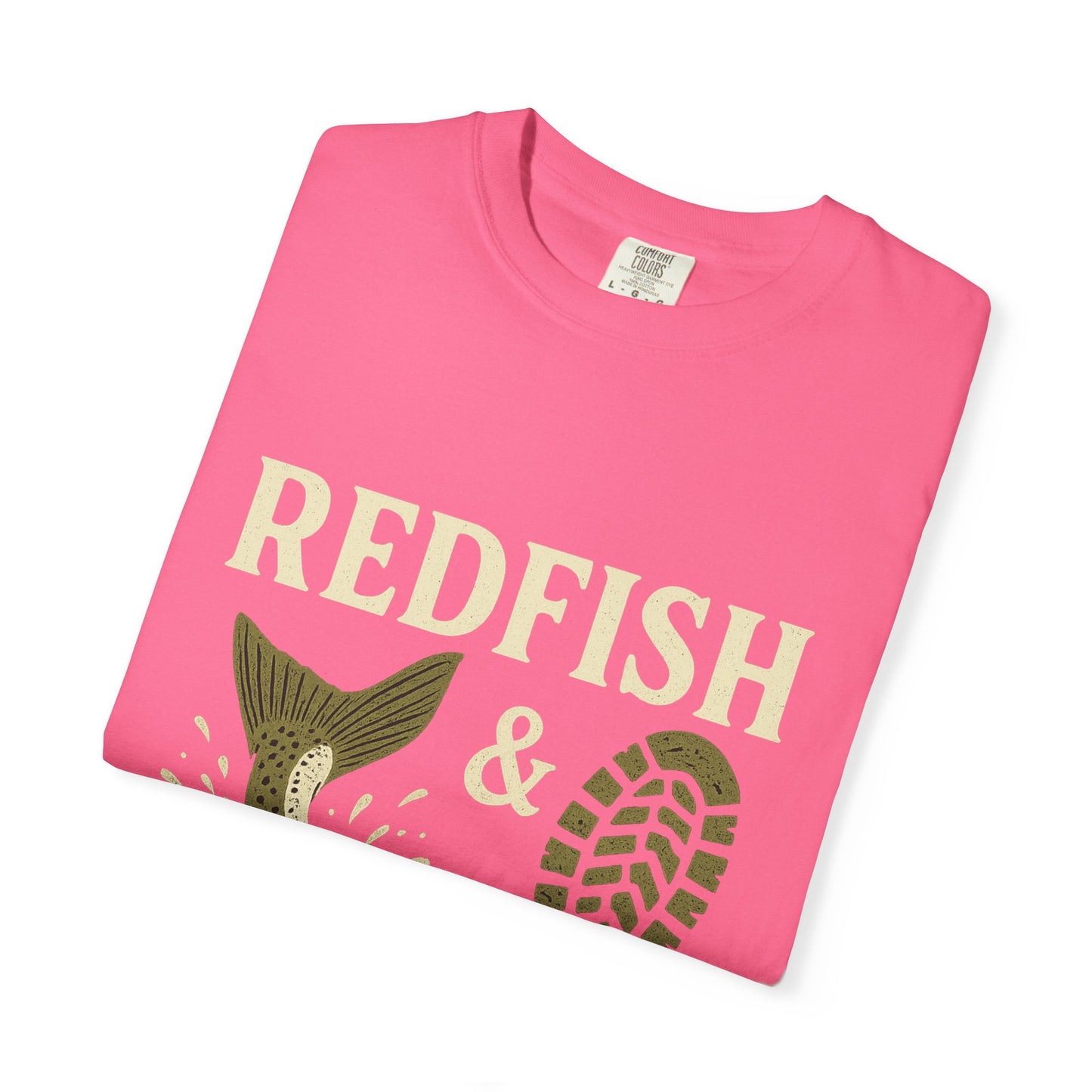 Southern Style Red Fish Garment-Dyed T-shirt