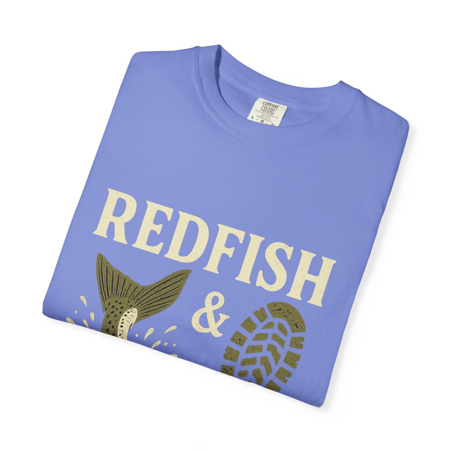 Southern Style Red Fish Garment-Dyed T-shirt