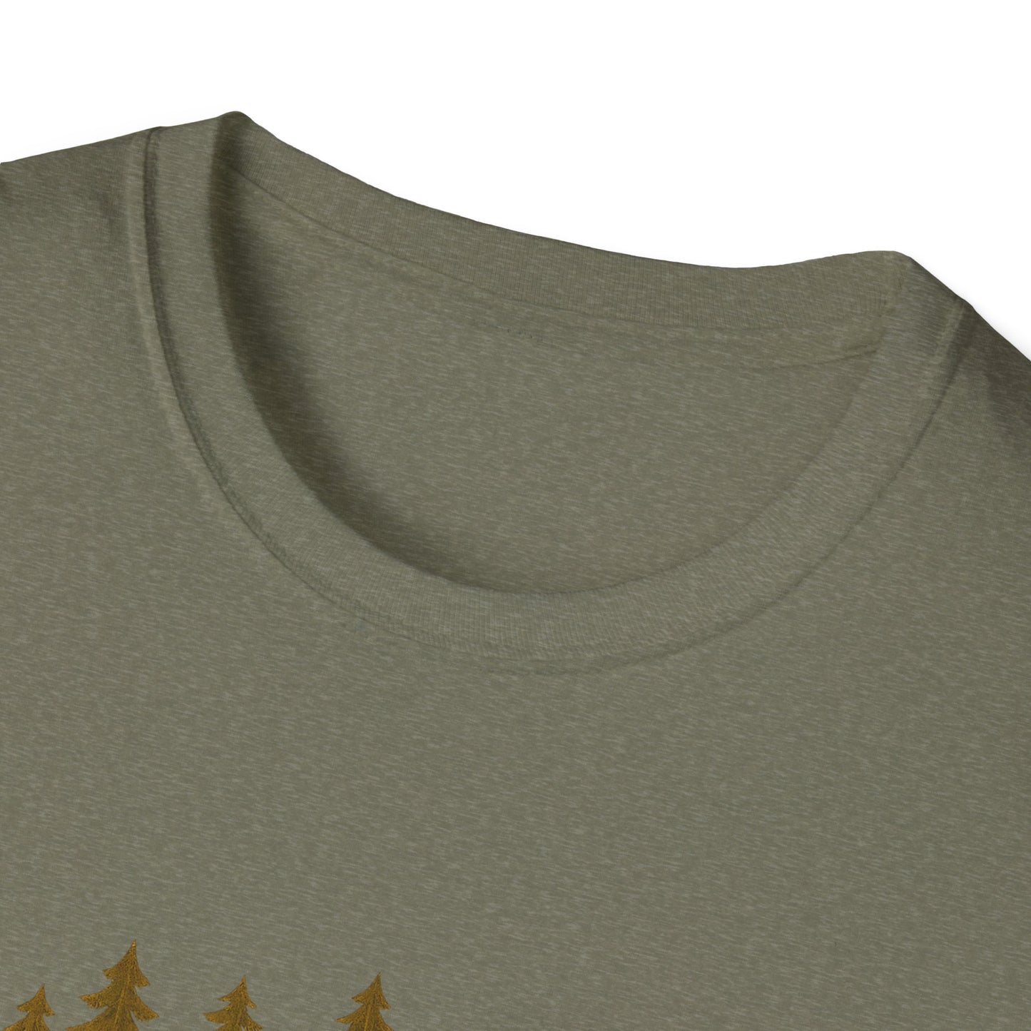Fractal Forest T-Shirt – Nature Graphic Tee, Outdoor Shirt