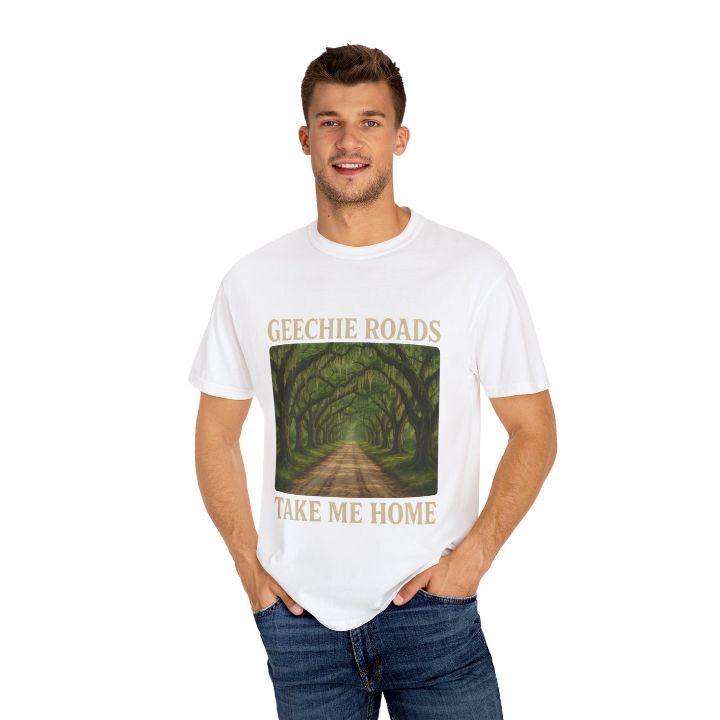 Geechie Roads T-Shirt, Unisex Relaxed Fit Tee, Nature Lover Gift, Summer Outfit, Outdoor Adventure Apparel