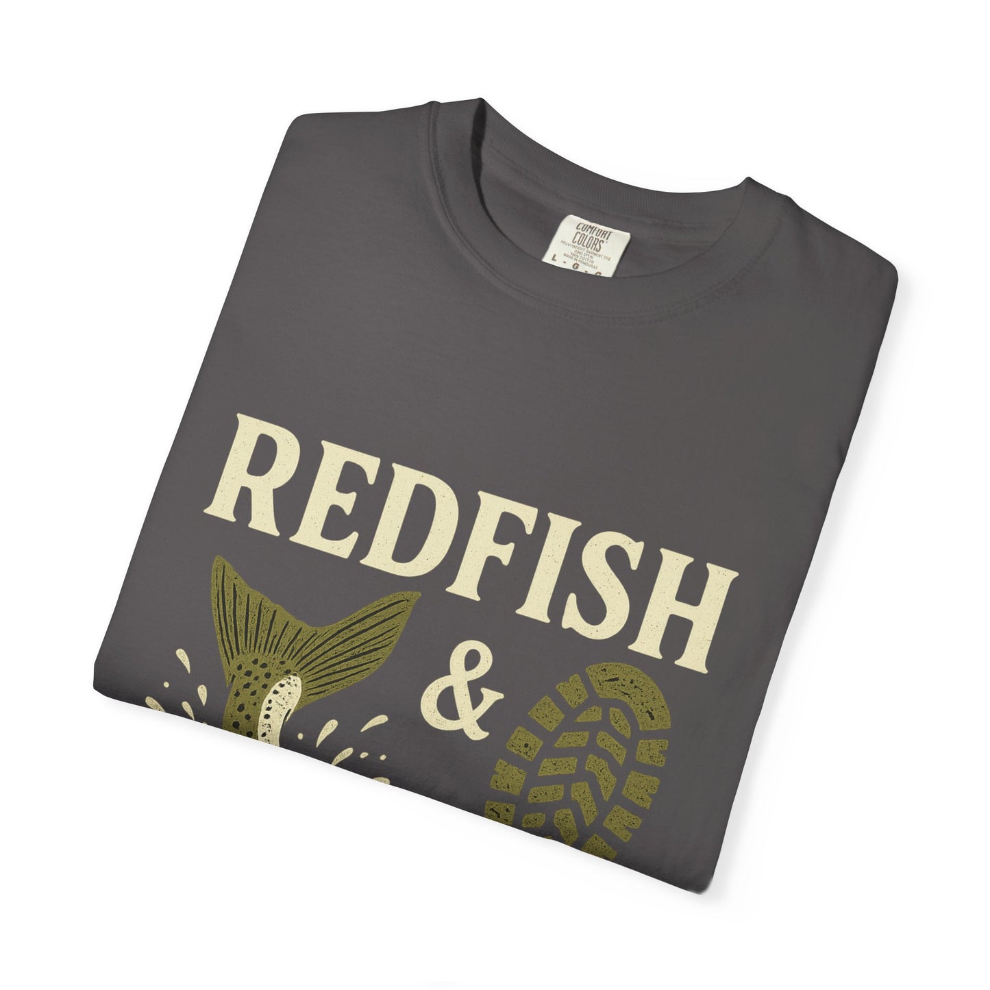 Southern Style Red Fish Garment-Dyed T-shirt