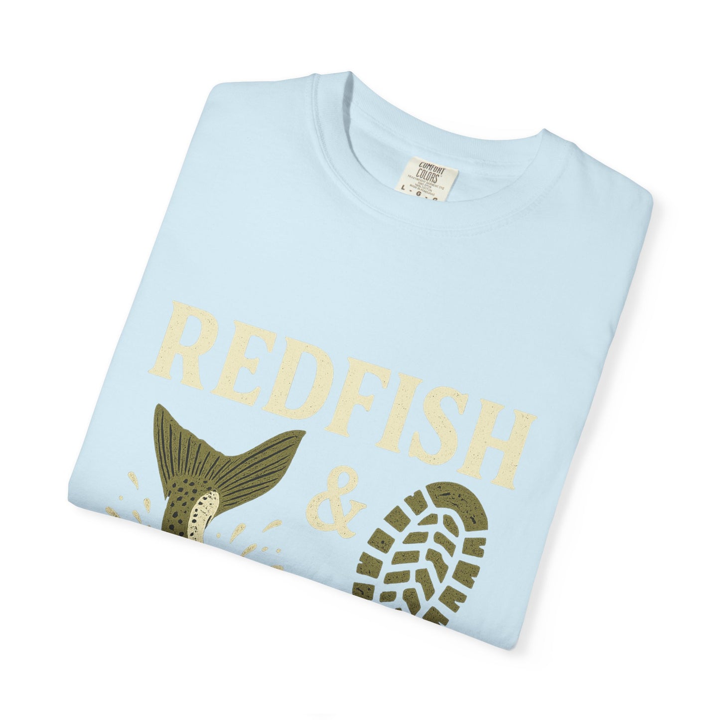 Southern Style Red Fish Garment-Dyed T-shirt