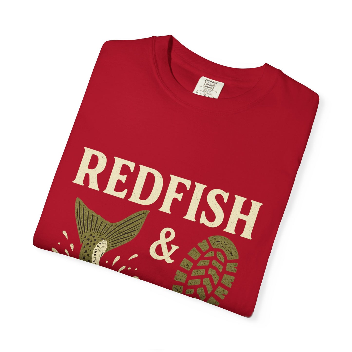 Southern Style Red Fish Garment-Dyed T-shirt