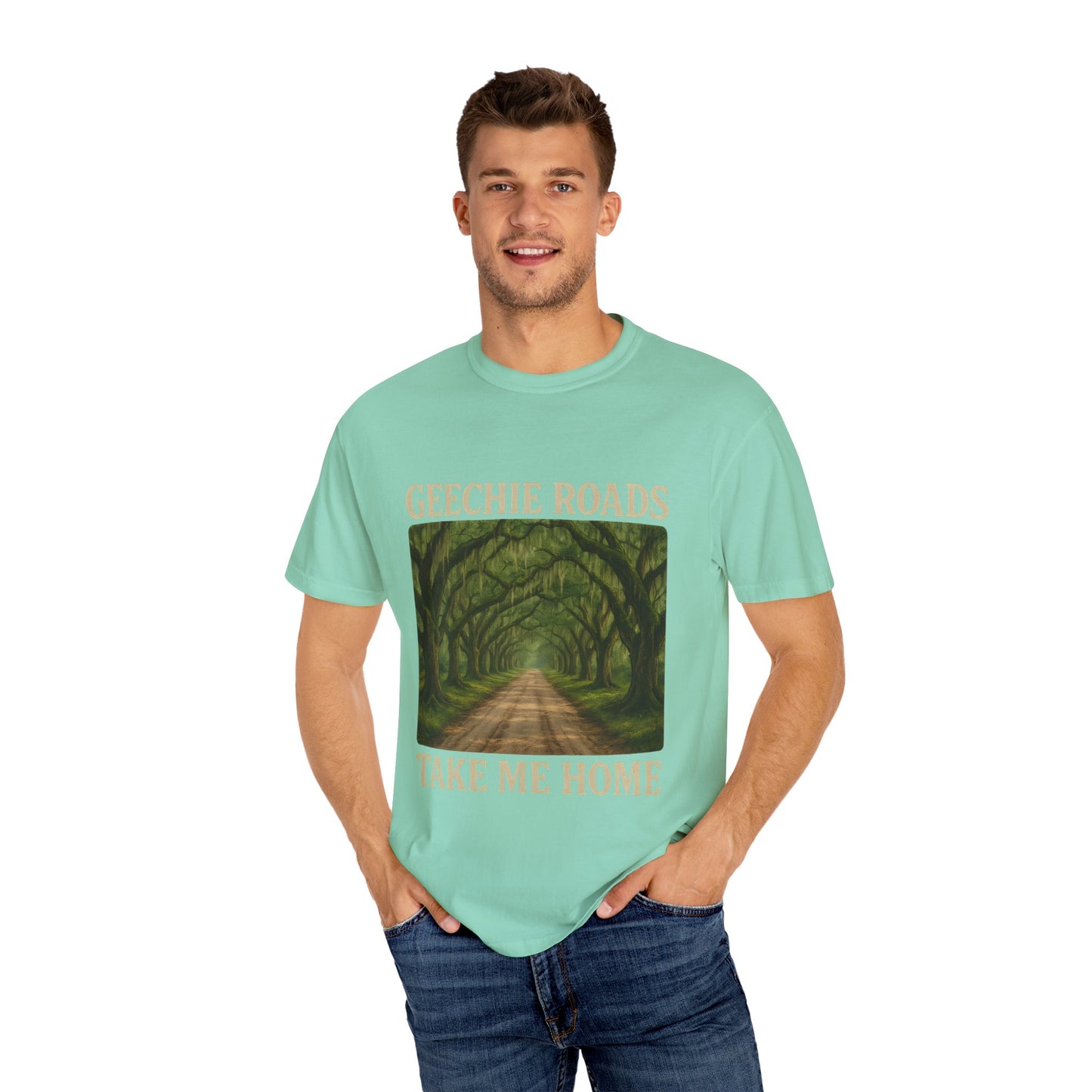 Geechie Roads T-Shirt, Unisex Relaxed Fit Tee, Nature Lover Gift, Summer Outfit, Outdoor Adventure Apparel
