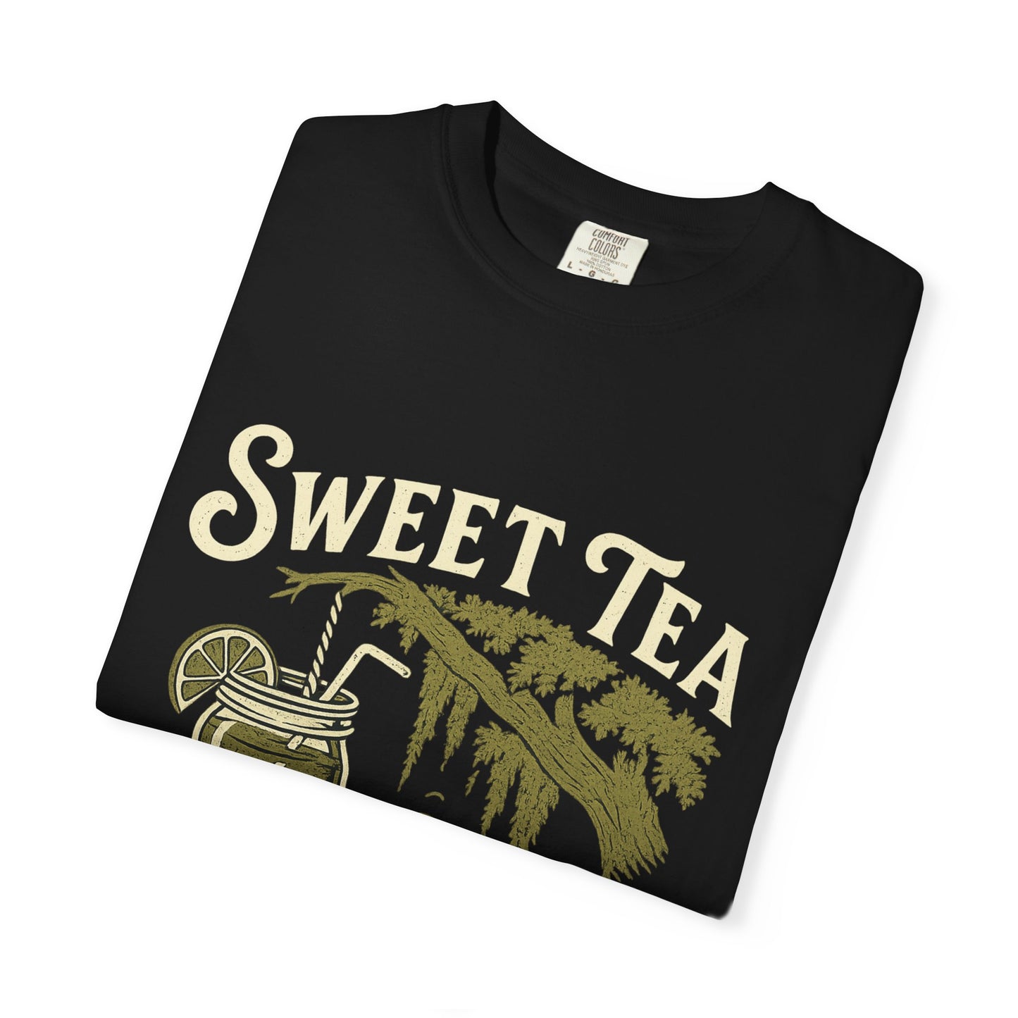 Sweet Tea & Spanish Moss T-Shirt, Vintage Style Tee, Southern Comfort Apparel, Gift for Tea Lovers, Relaxed Fit T-Shirt