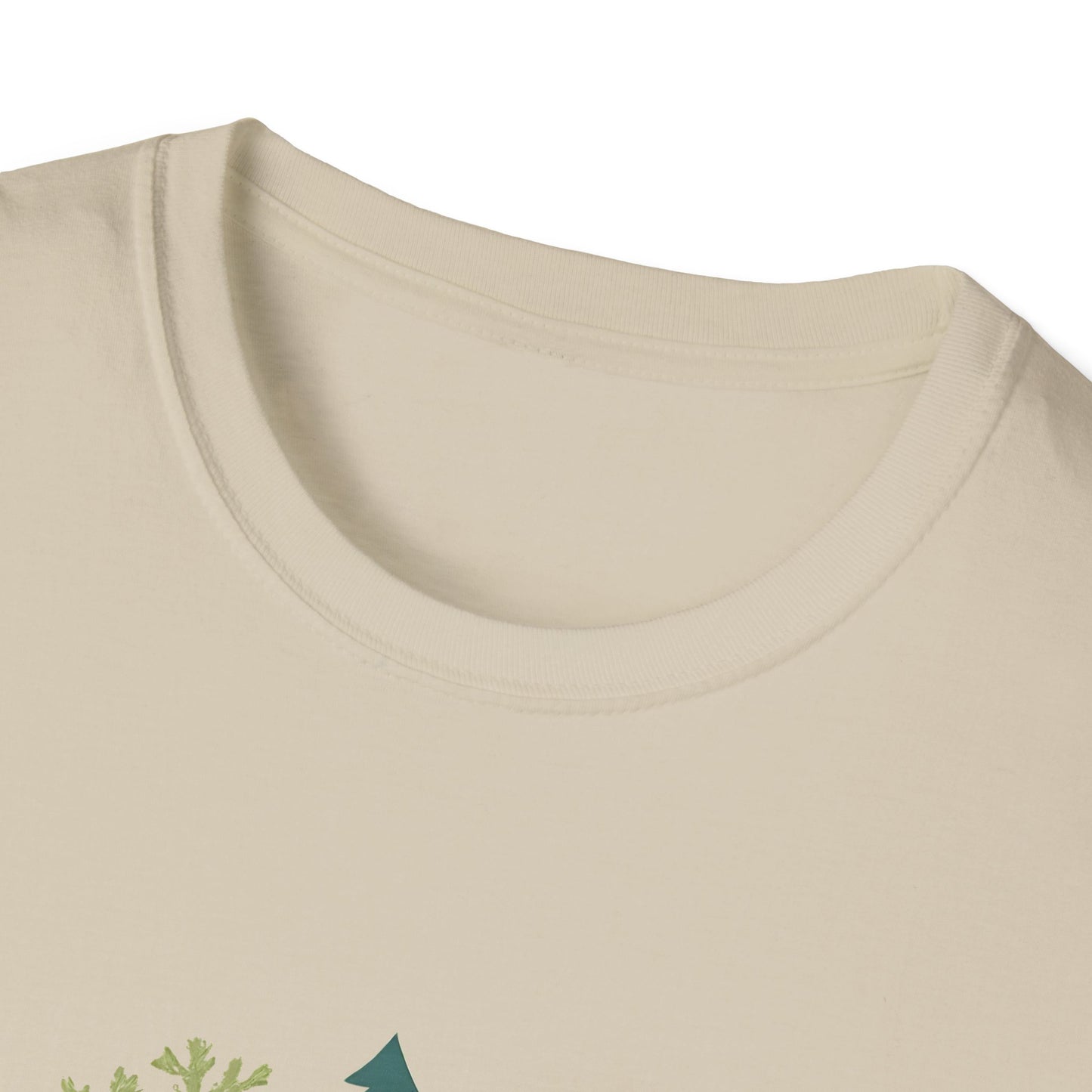 Fractal Forest T-Shirt – Nature Graphic Tee, Outdoor Shirt