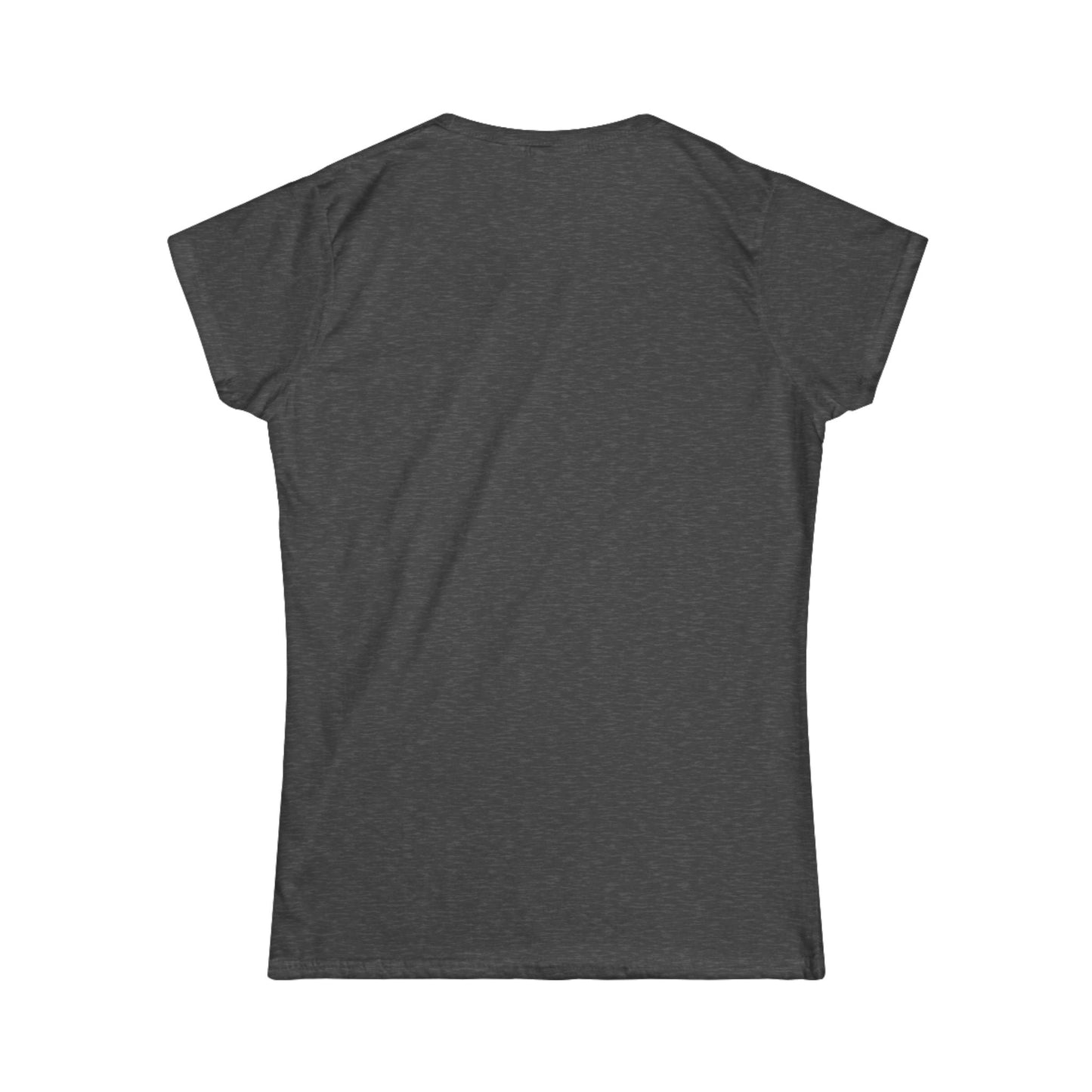 Nature-Inspired Women's Softstyle Tee with Fractal Forest Design, Eco-Friendly Fashion, Perfect for Nature Lovers, Casual Wear, Gift for Her