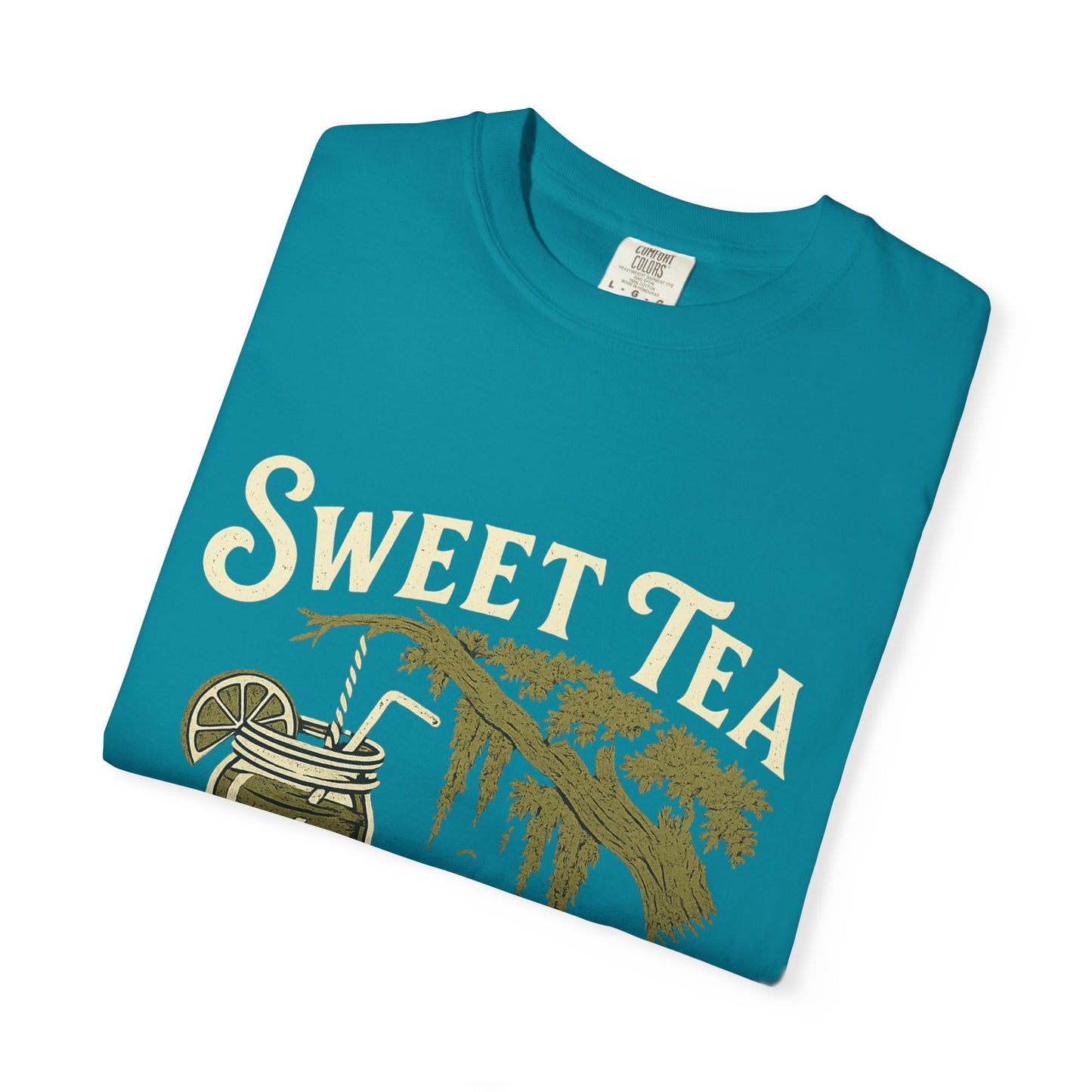 Sweet Tea & Spanish Moss T-Shirt, Vintage Style Tee, Southern Comfort Apparel, Gift for Tea Lovers, Relaxed Fit T-Shirt