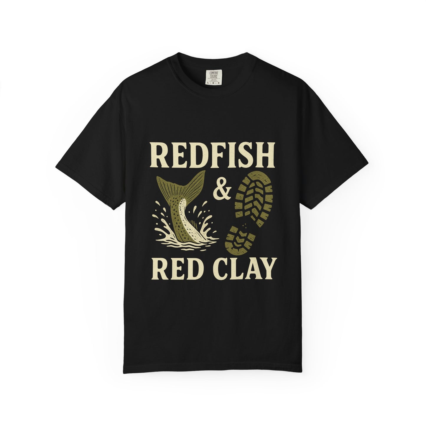 Southern Style Red Fish Garment-Dyed T-shirt