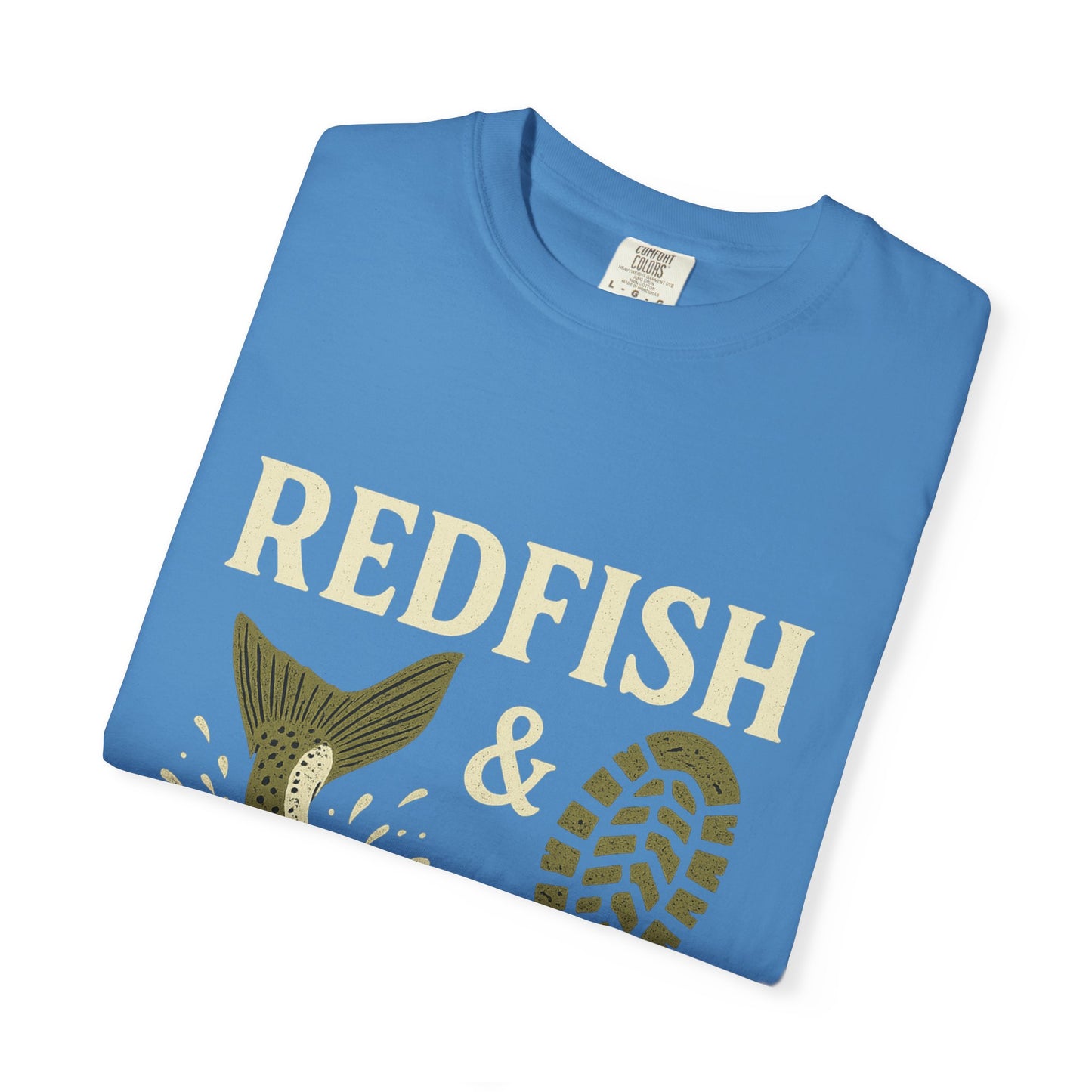 Southern Style Red Fish Garment-Dyed T-shirt