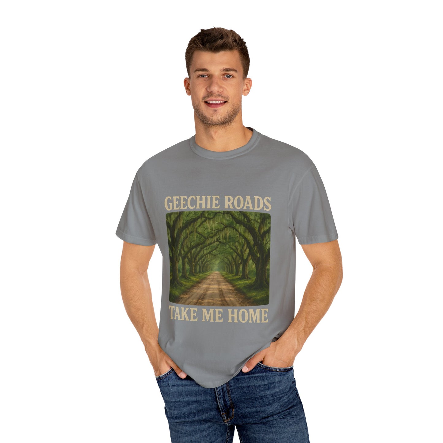 Geechie Roads T-Shirt, Unisex Relaxed Fit Tee, Nature Lover Gift, Summer Outfit, Outdoor Adventure Apparel