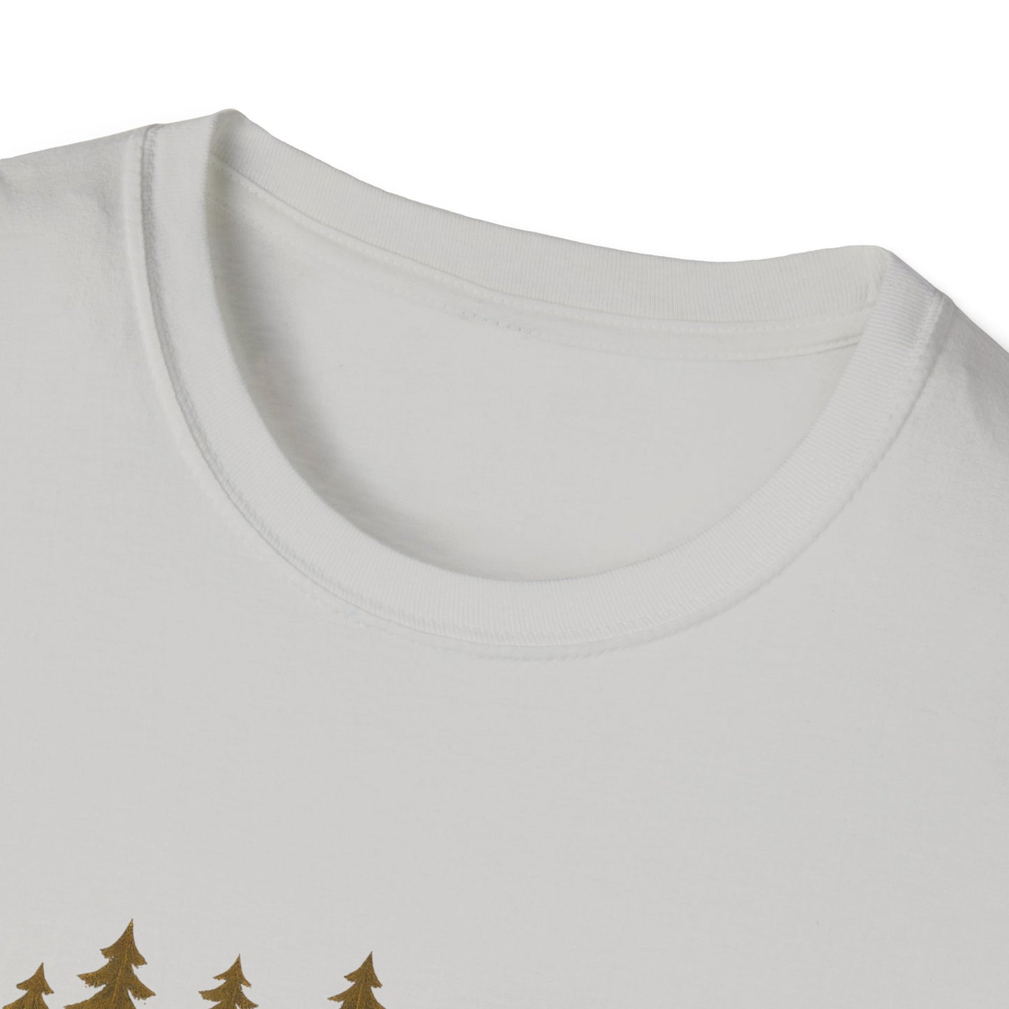 Fractal Forest T-Shirt – Nature Graphic Tee, Outdoor Shirt