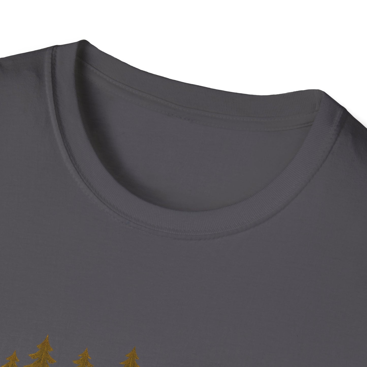 Fractal Forest T-Shirt – Nature Graphic Tee, Outdoor Shirt