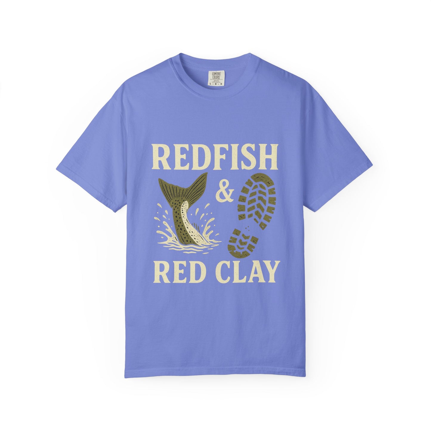 Southern Style Red Fish Garment-Dyed T-shirt