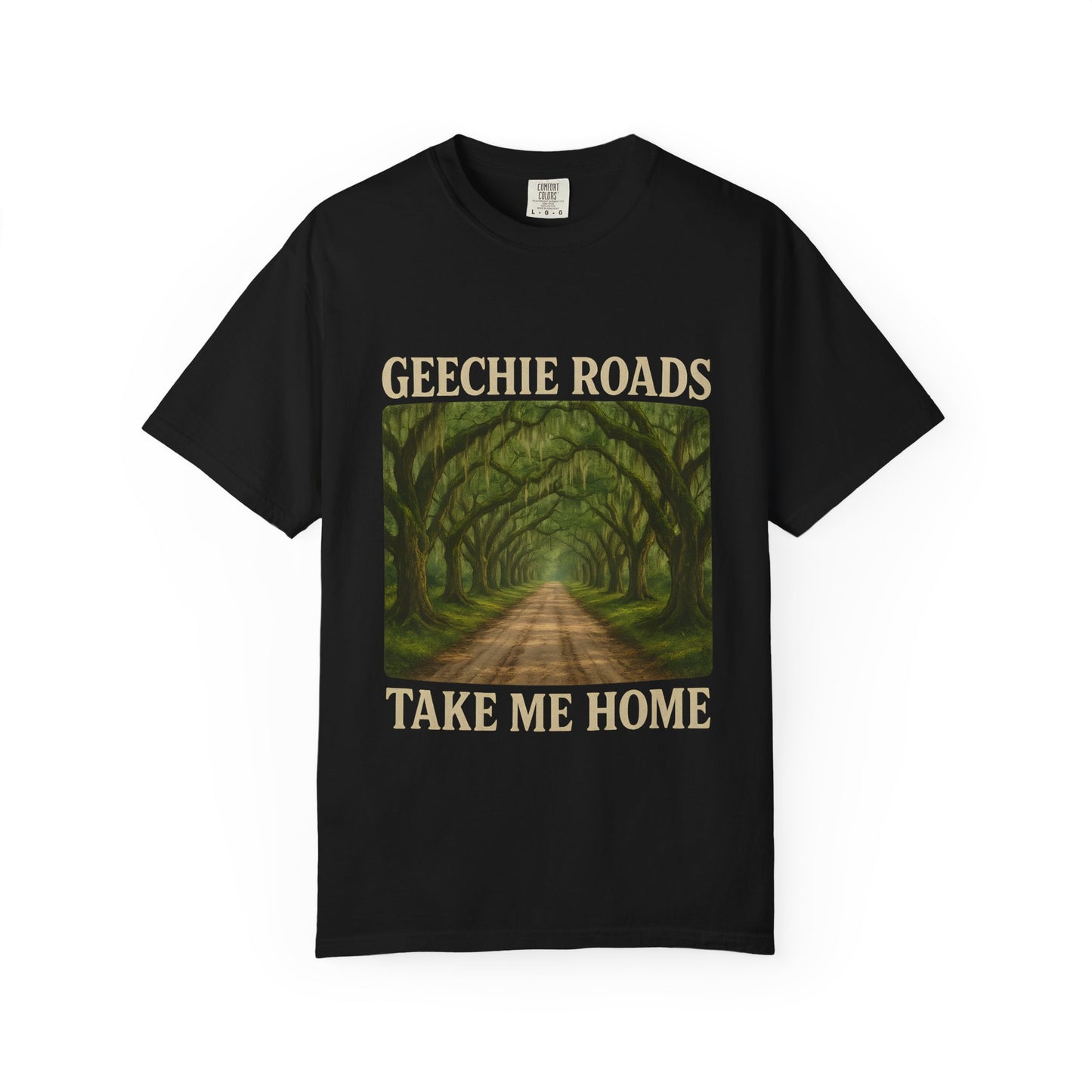 Geechie Roads T-Shirt, Unisex Relaxed Fit Tee, Nature Lover Gift, Summer Outfit, Outdoor Adventure Apparel