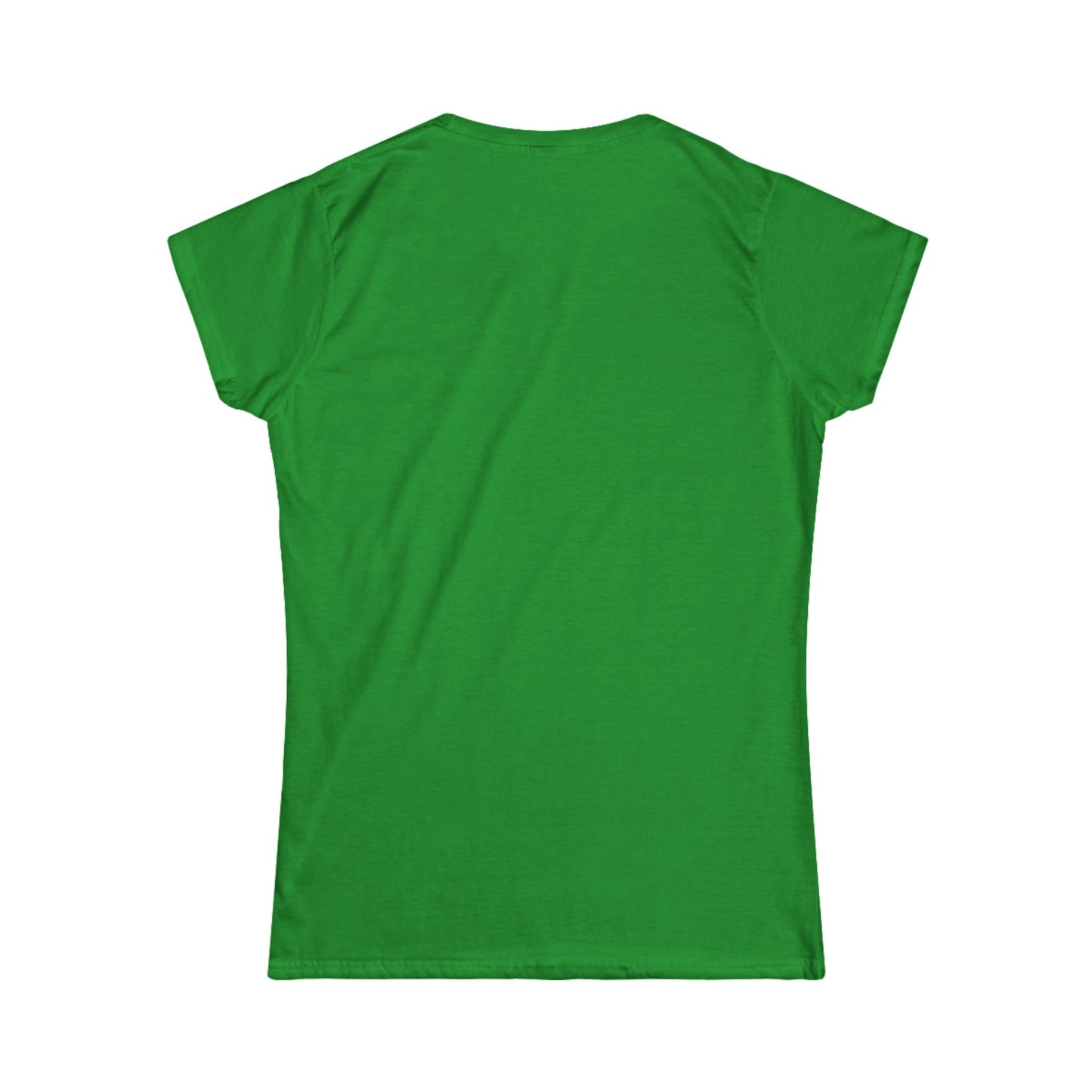 Nature-Inspired Women's Softstyle Tee with Fractal Forest Design, Eco-Friendly Fashion, Perfect for Nature Lovers, Casual Wear, Gift for Her