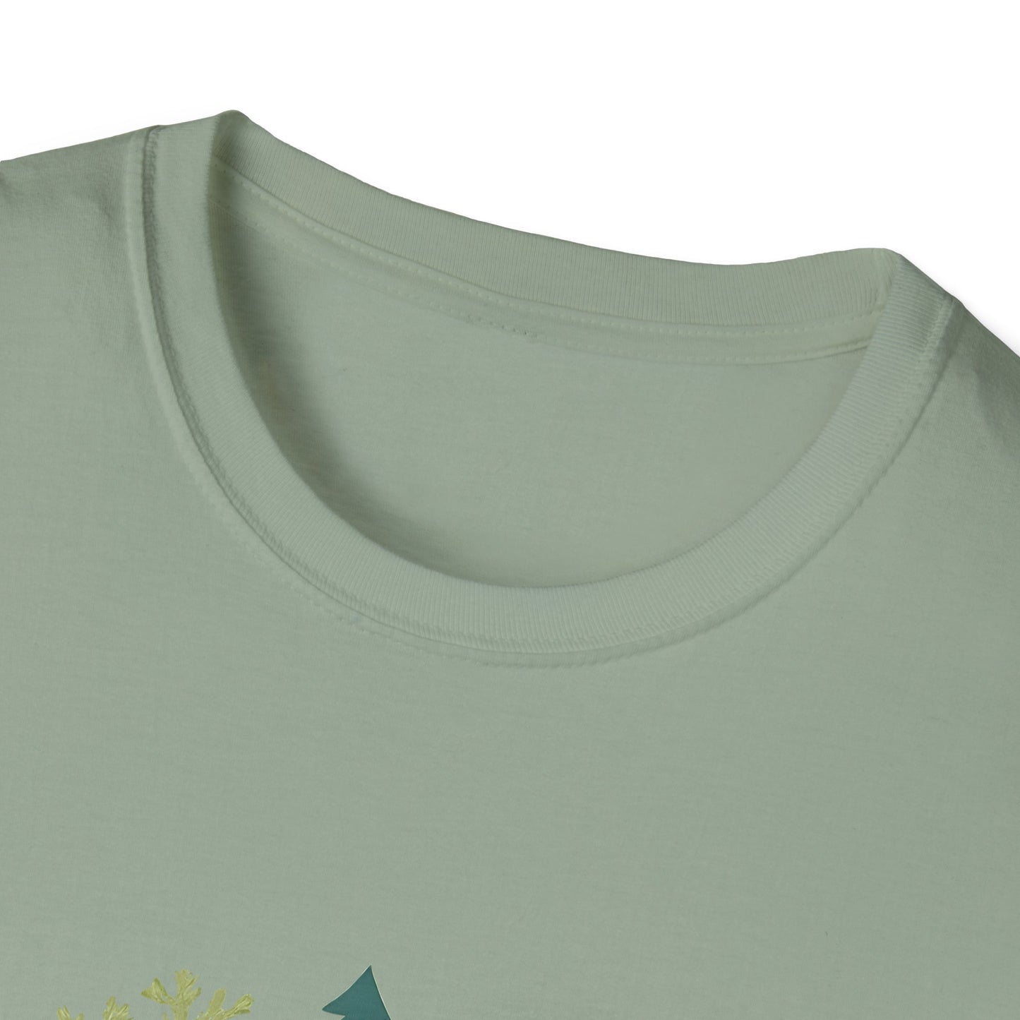 Fractal Forest T-Shirt – Nature Graphic Tee, Outdoor Shirt