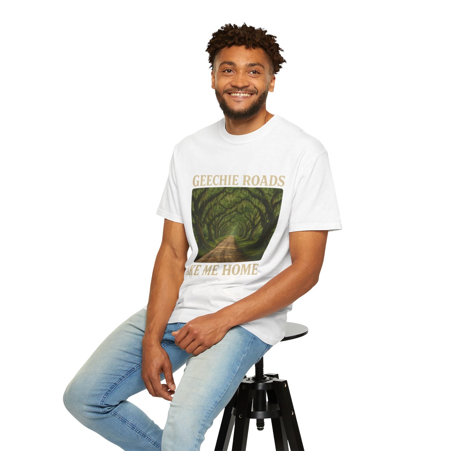 Geechie Roads T-Shirt, Unisex Relaxed Fit Tee, Nature Lover Gift, Summer Outfit, Outdoor Adventure Apparel