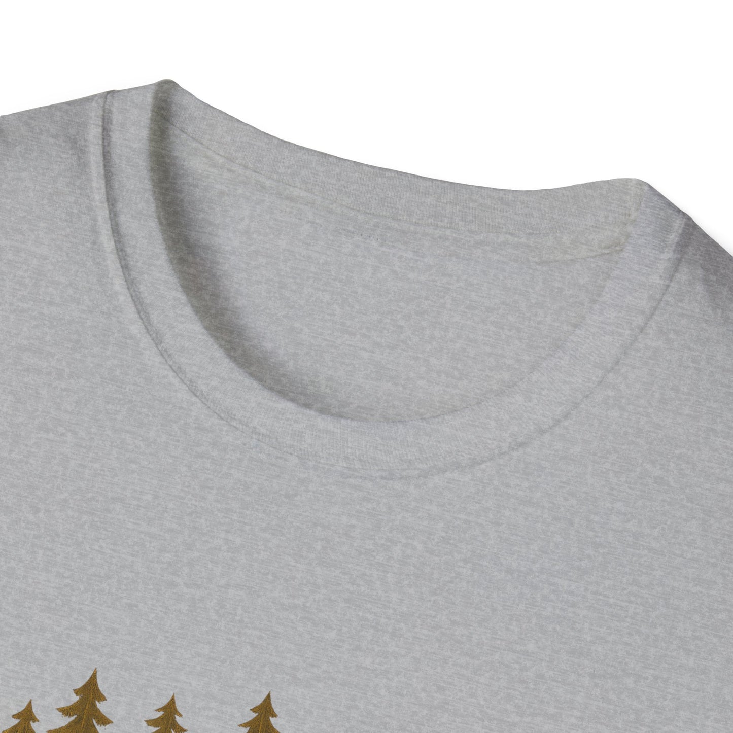 Fractal Forest T-Shirt – Nature Graphic Tee, Outdoor Shirt